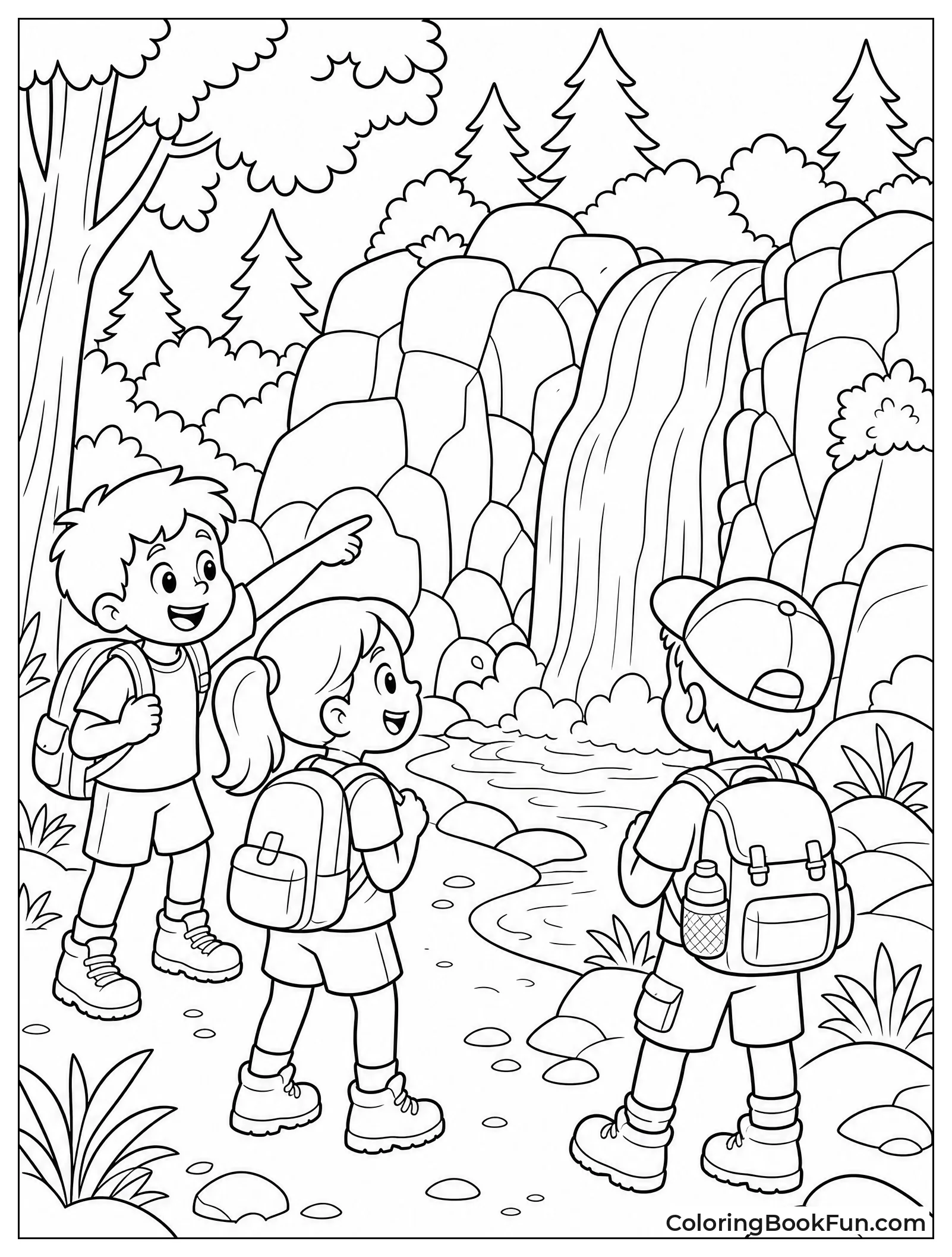 Hiking to a Hidden Waterfall