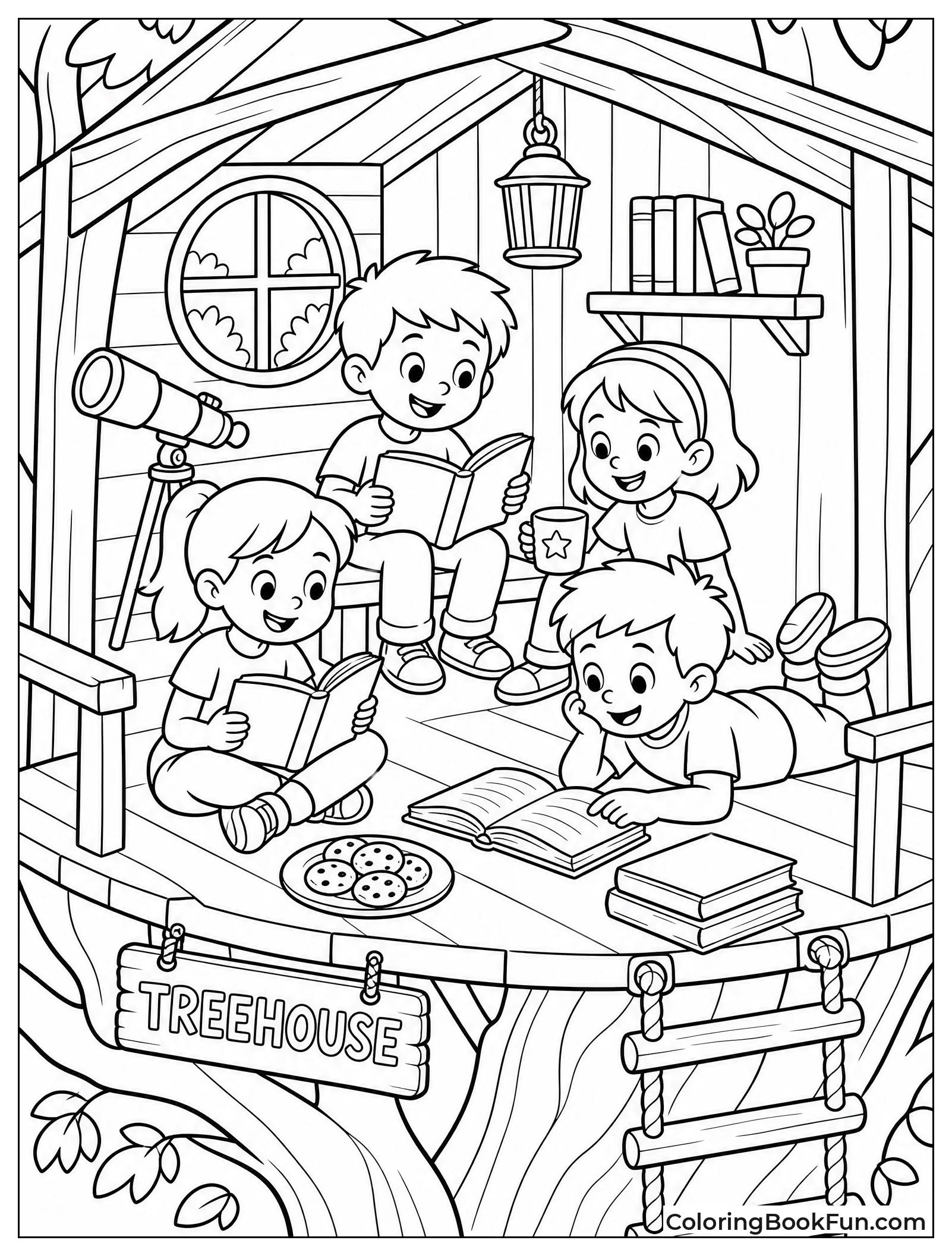 Hanging Out in a Treehouse