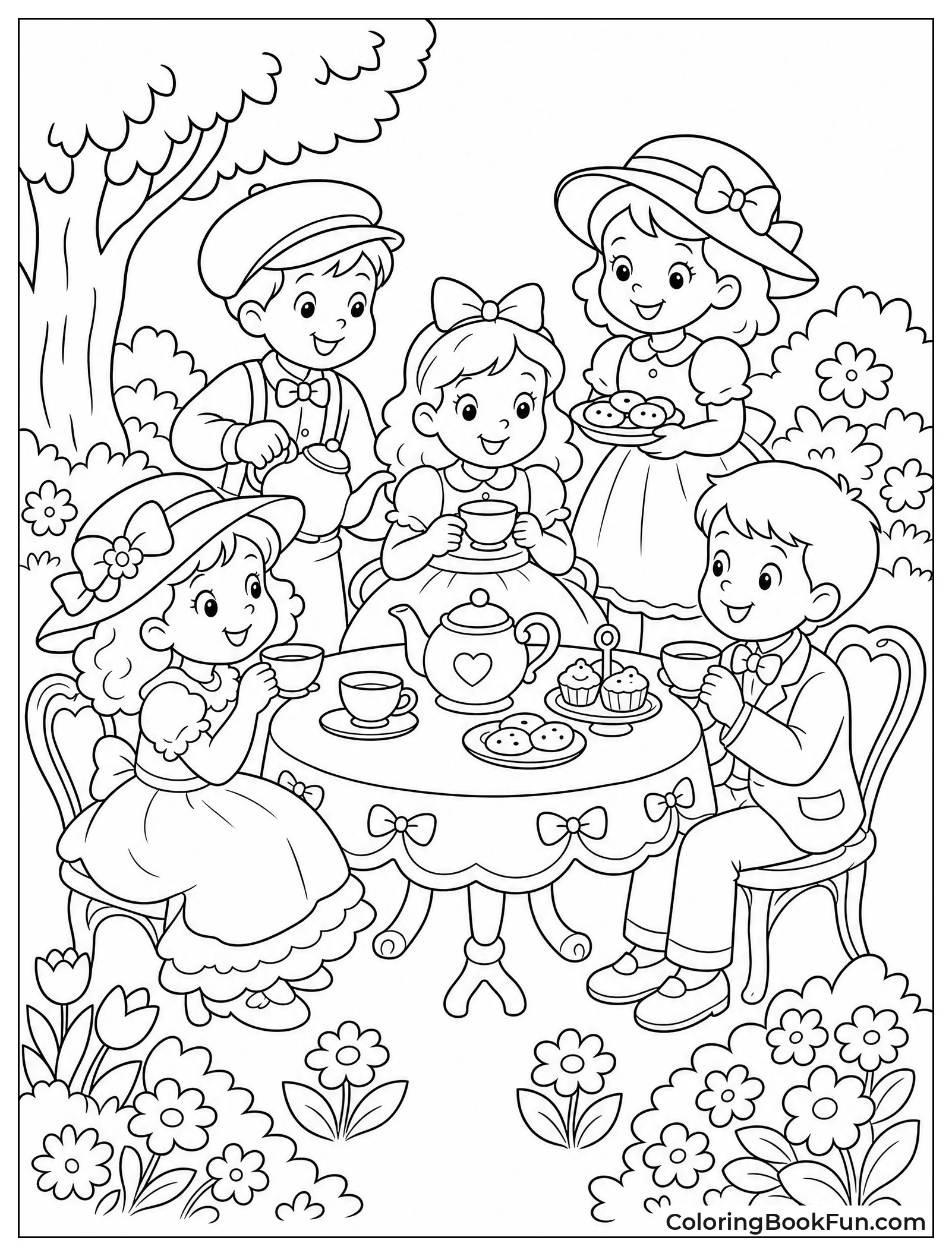Old Fashioned Tea Party in the Garden