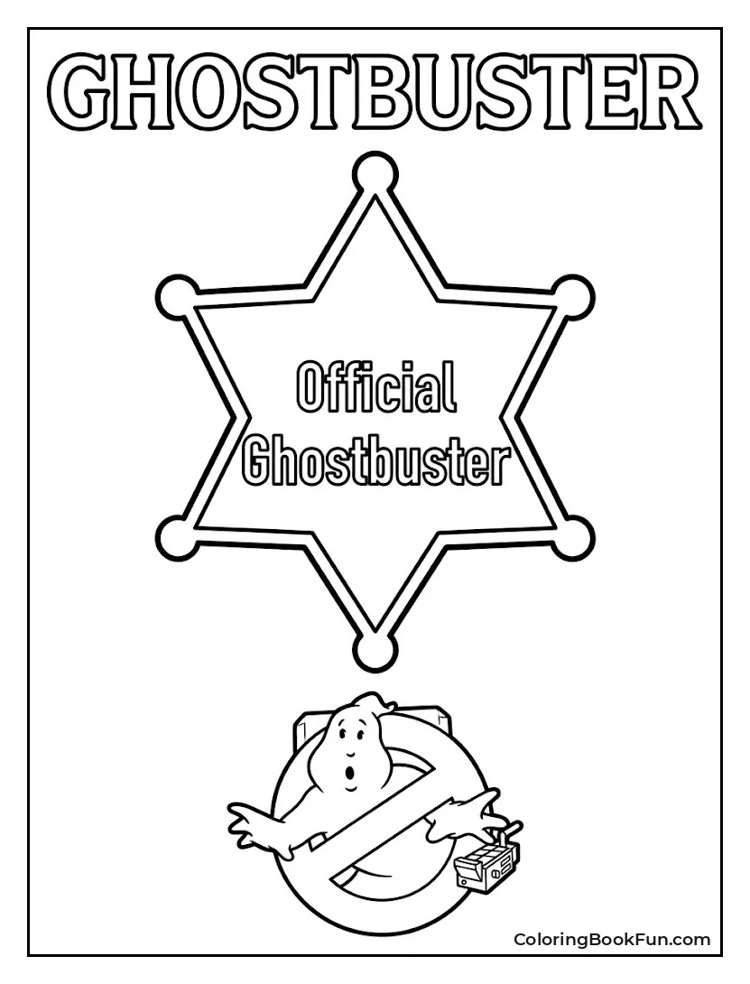 Official Ghostbusters Badge