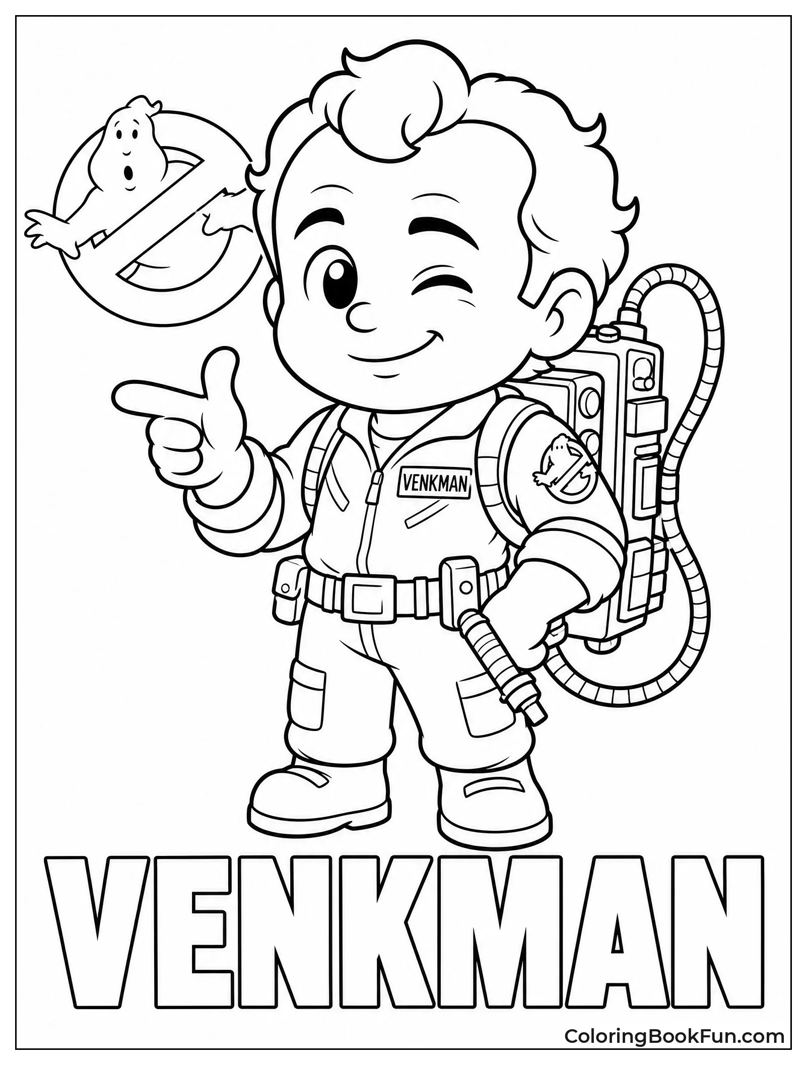Chibi Venkman Winking at Viewer
