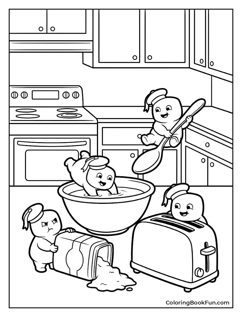 Mini Pufts Causing Kitchen Chaos
