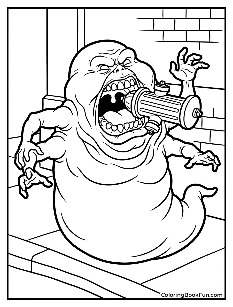 Muncher Chewing Metal Fire Hydrant