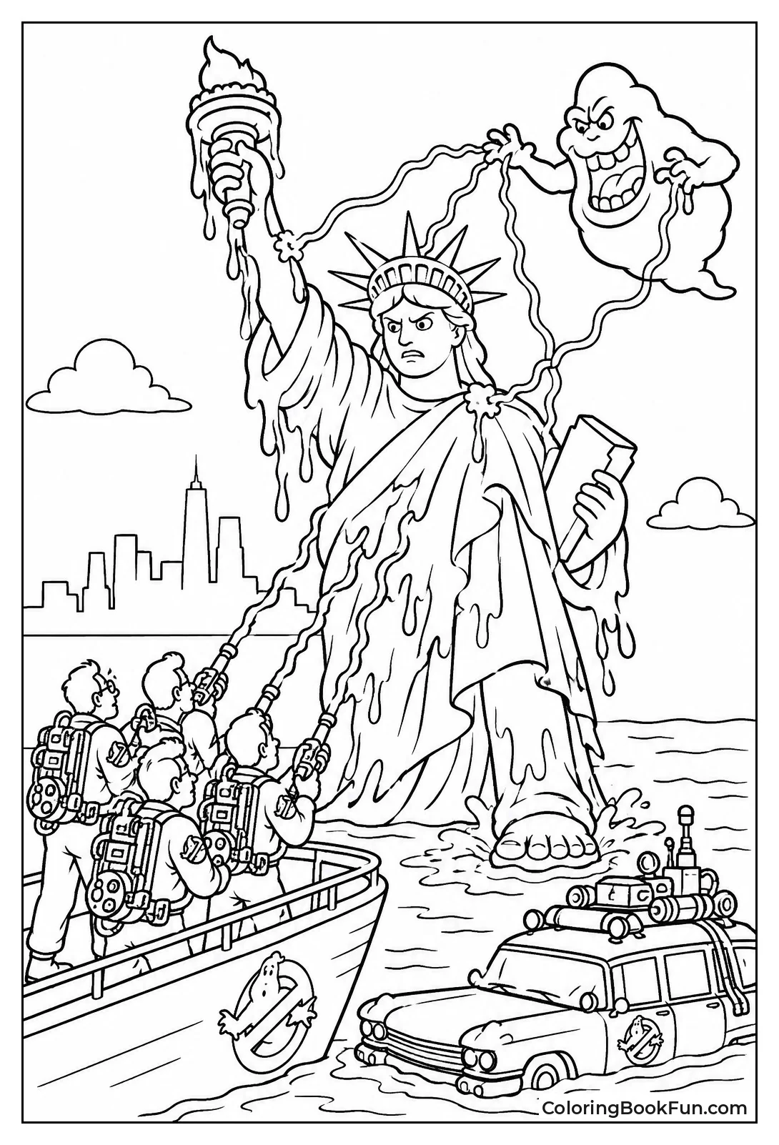 Statue of Liberty Walking
