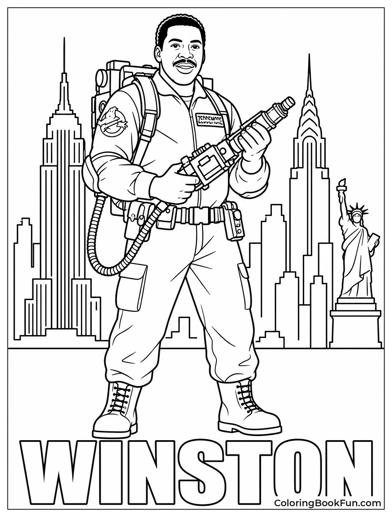 Winston Ready for Action