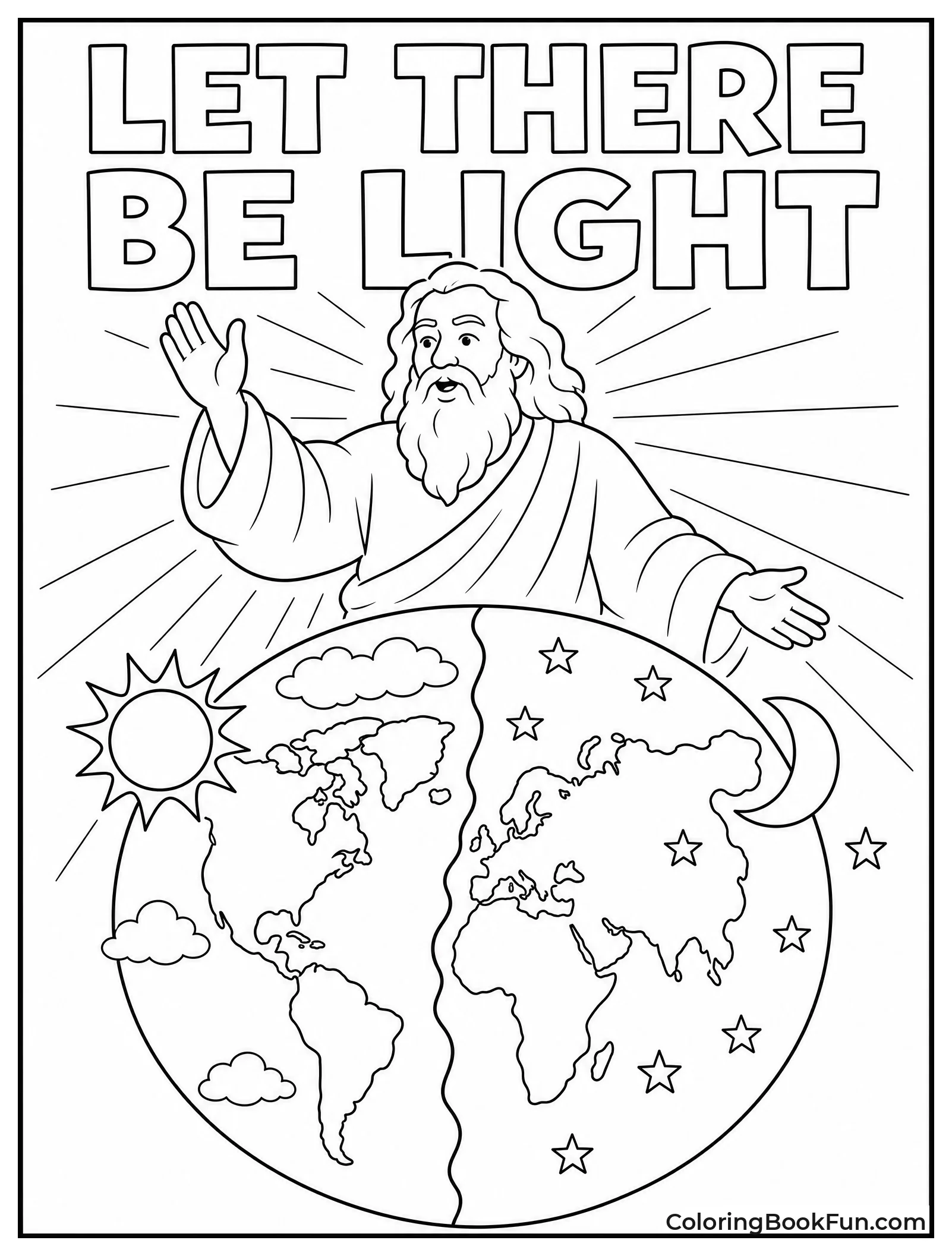God Creating Light in Darkness
