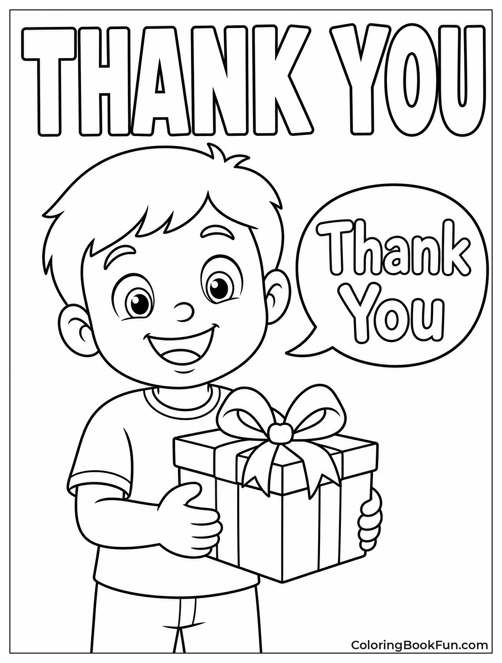 Child Saying Thank You