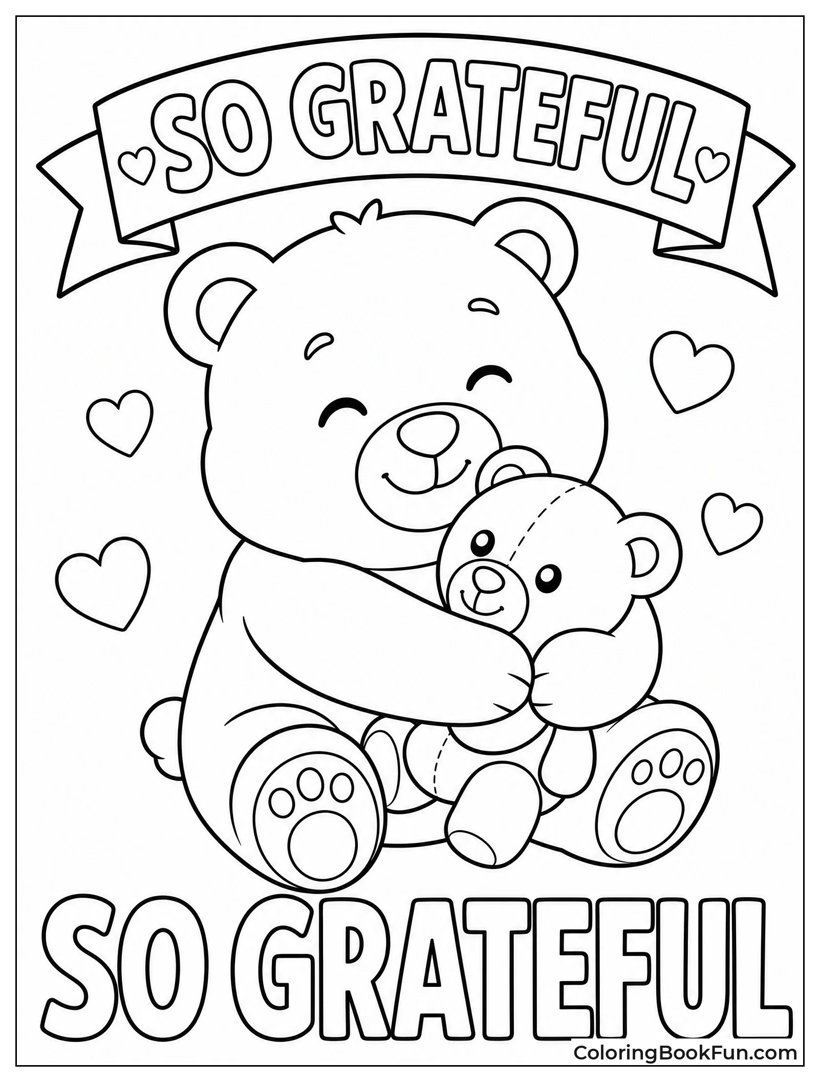 Bear Hugging Teddy Bear