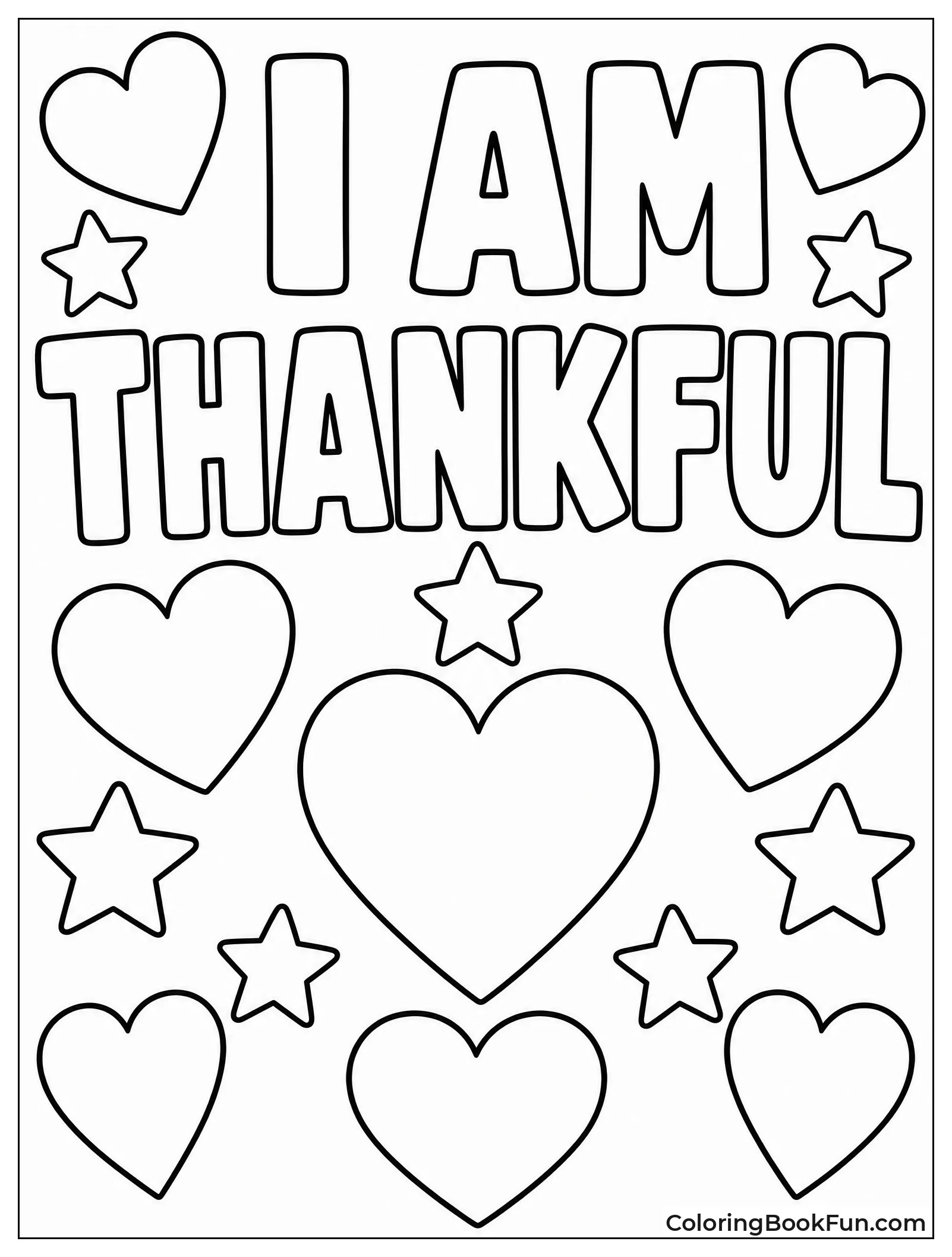 I Am Thankful in Blocks