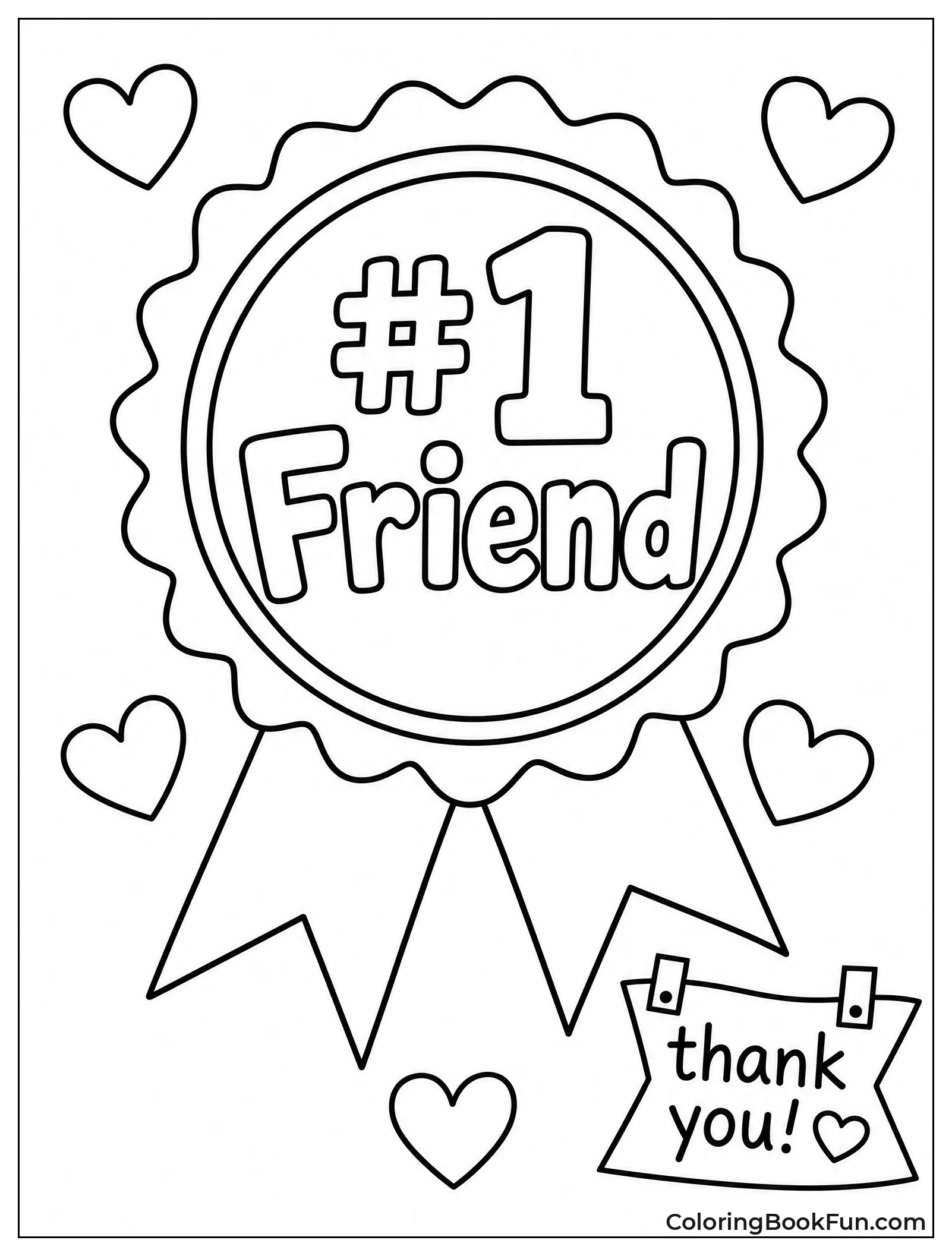 Award Medal for Friend