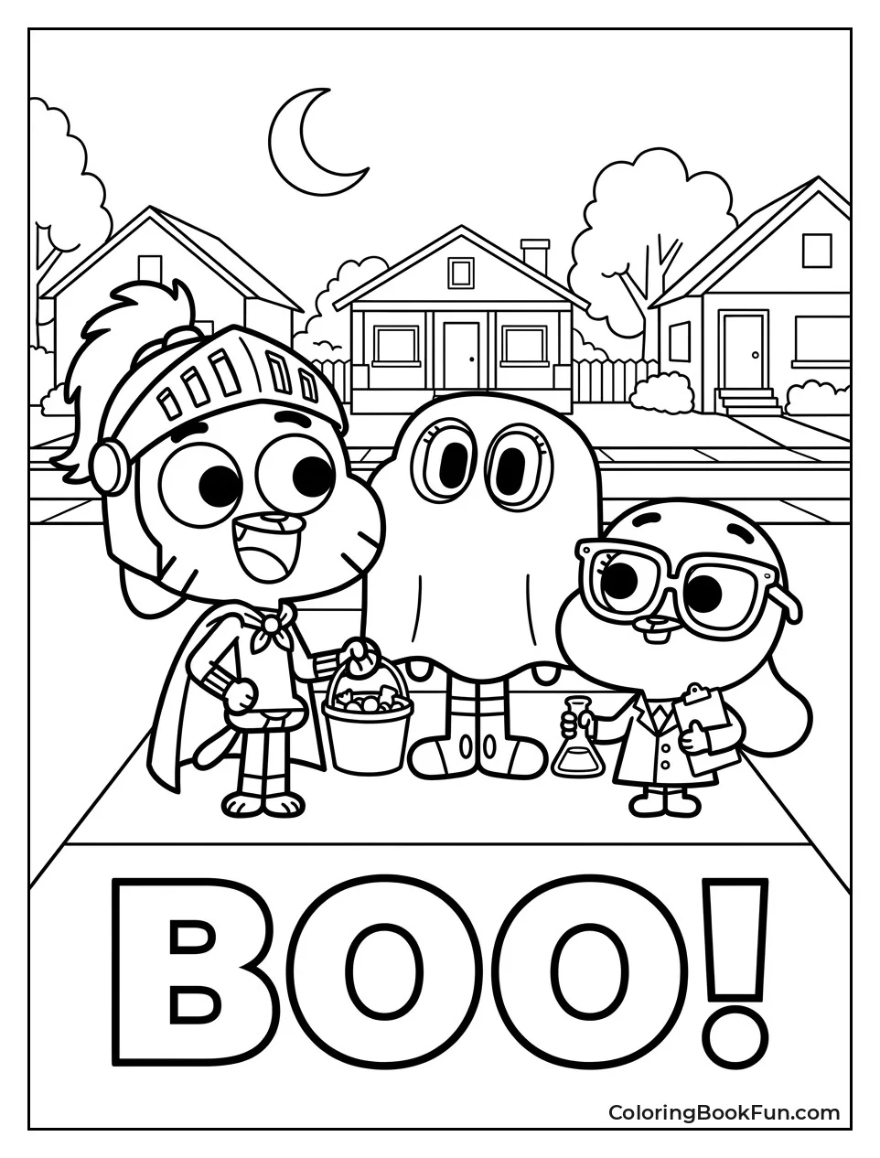 Kids Go Trick or Treating