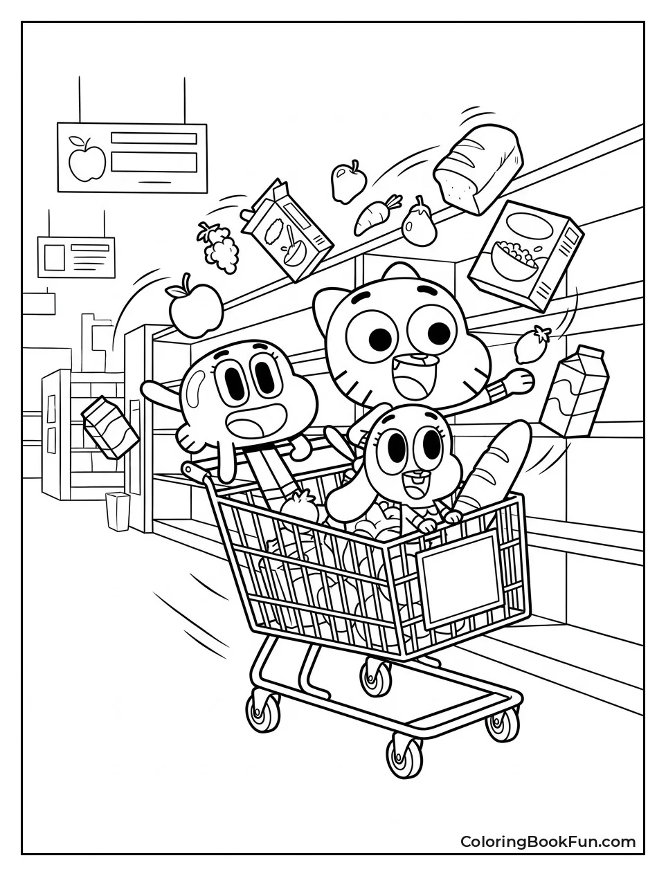 Kids Ride Wild Shopping Cart