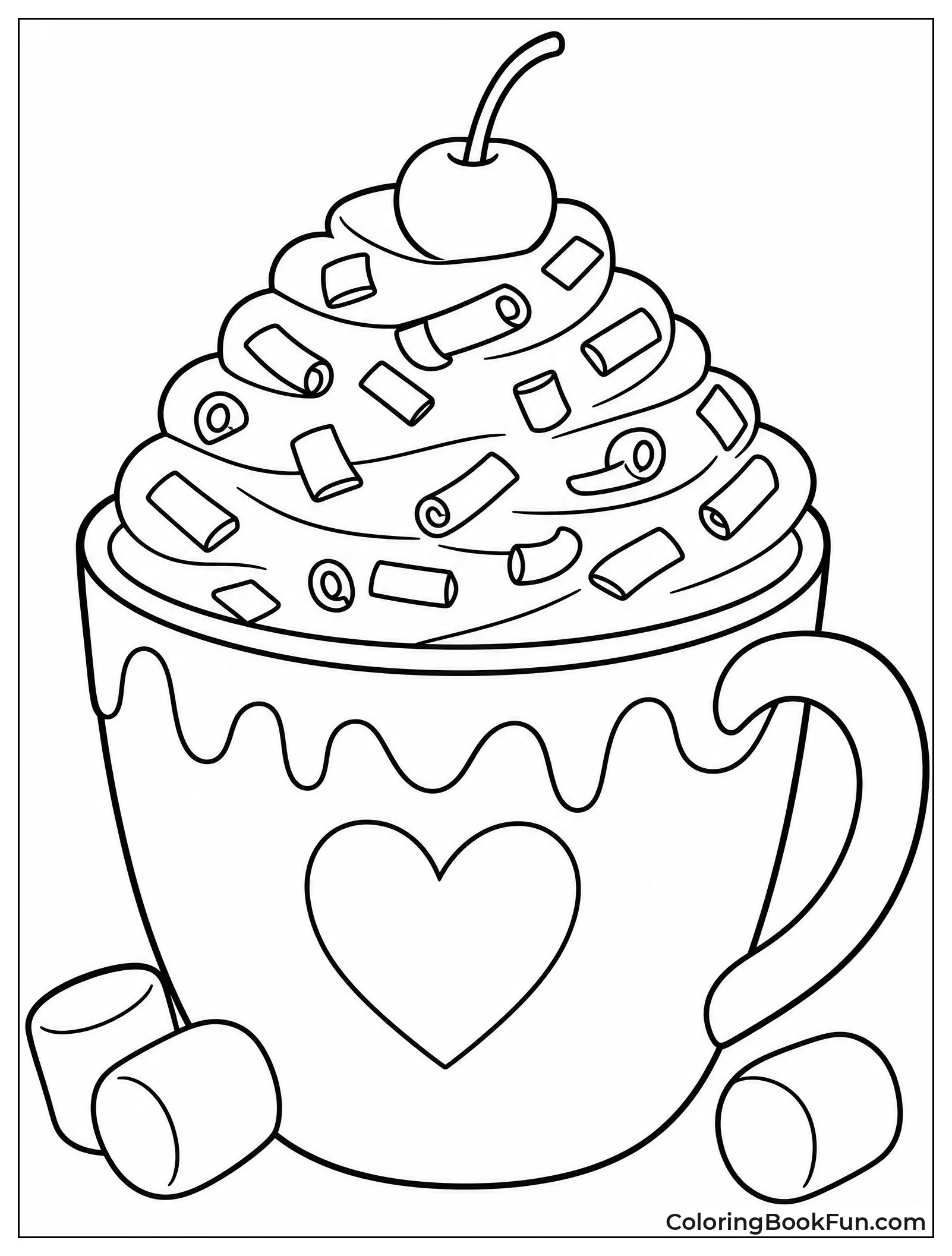 Whipped Cream with Chocolate Shavings