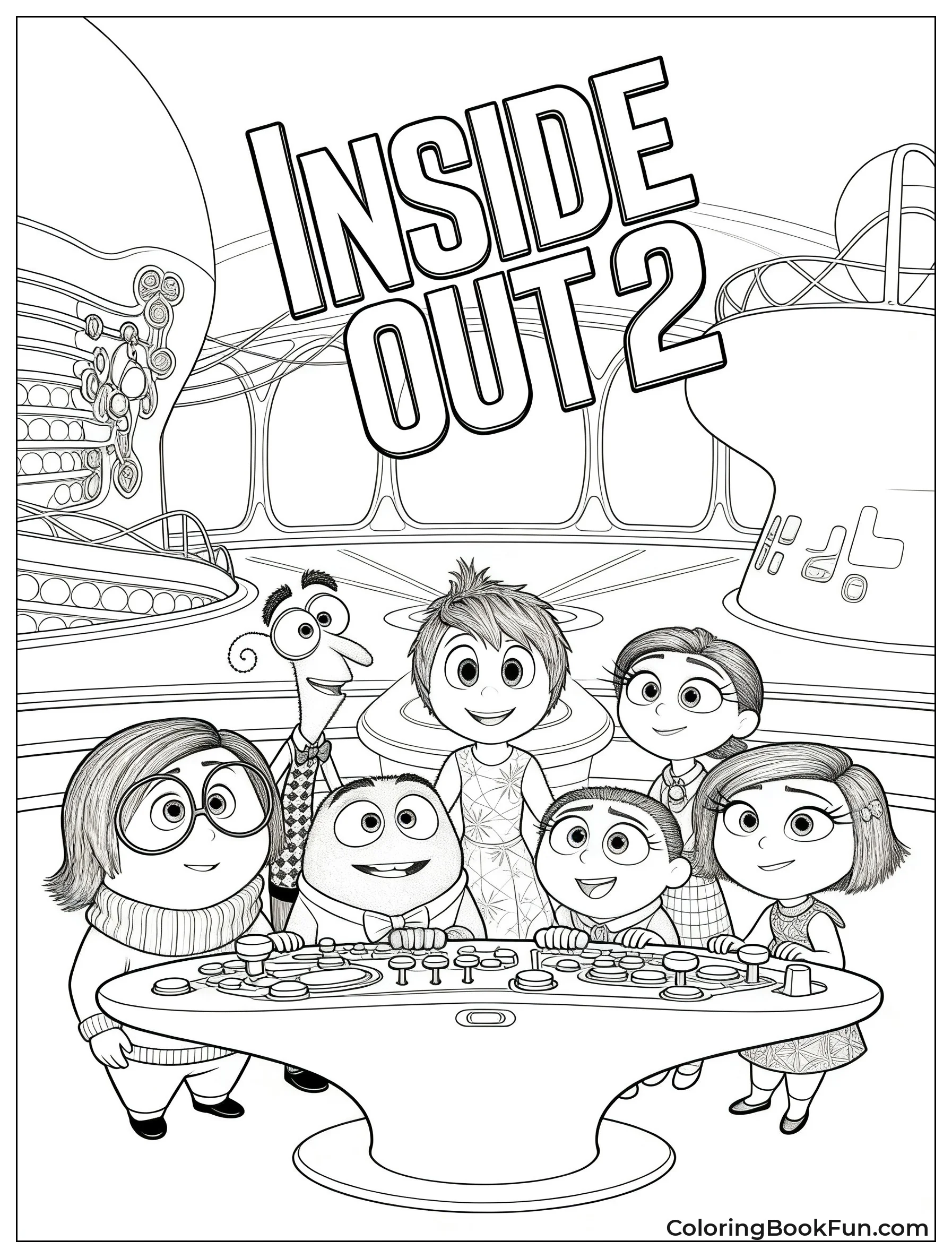 All Nine Emotions Gathered Together