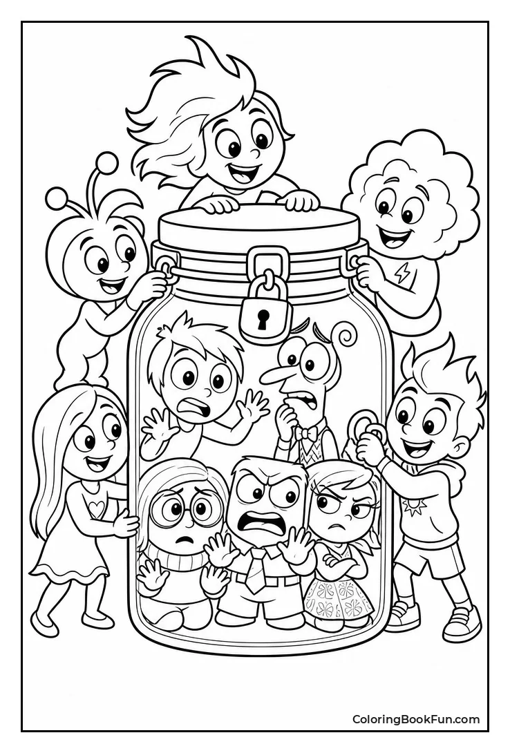 Emotions Trapped Inside a Jar