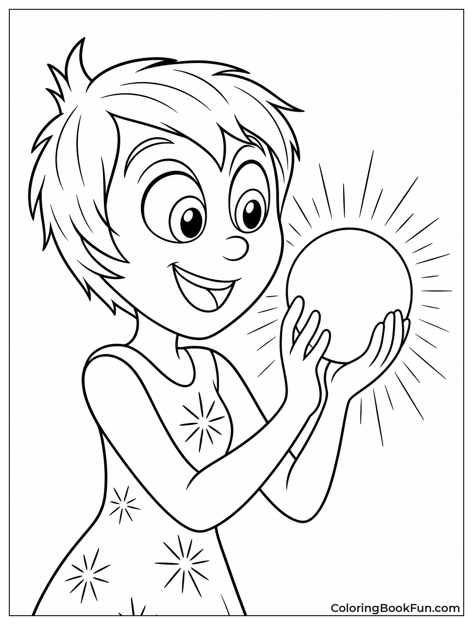 Joy Holding Glowing Memory Orb