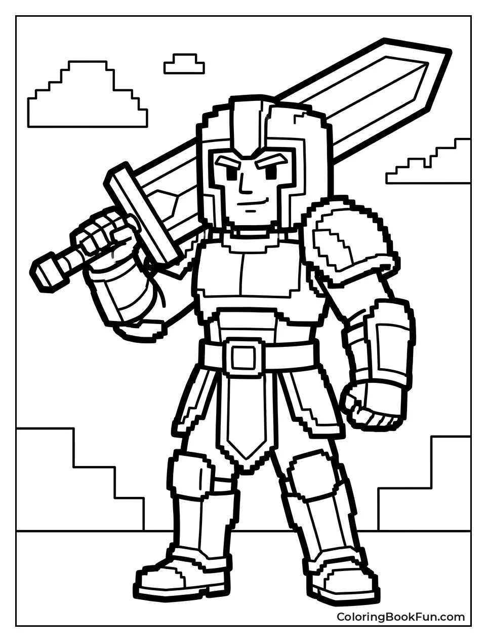 Lance Slashblade Posing with Sword