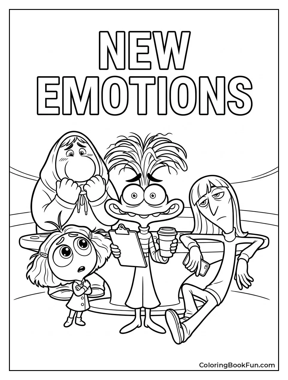 New Emotions Standing in Pose