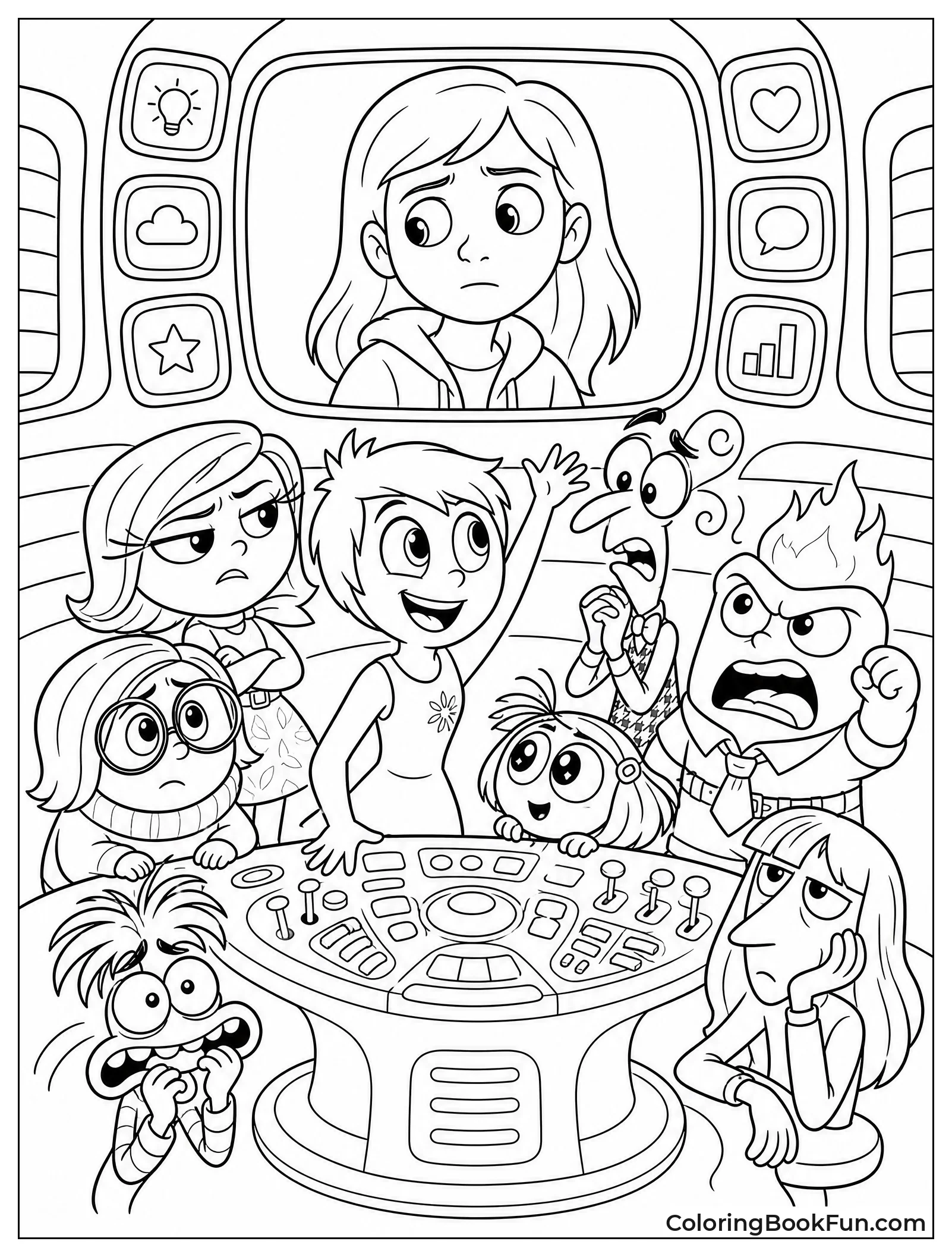 Emotions Crowded Around the Console
