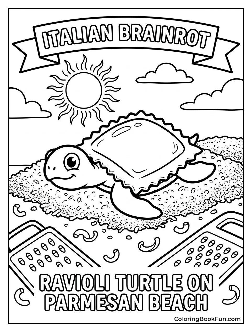 Turtle Sunbathes on Cheese Beach