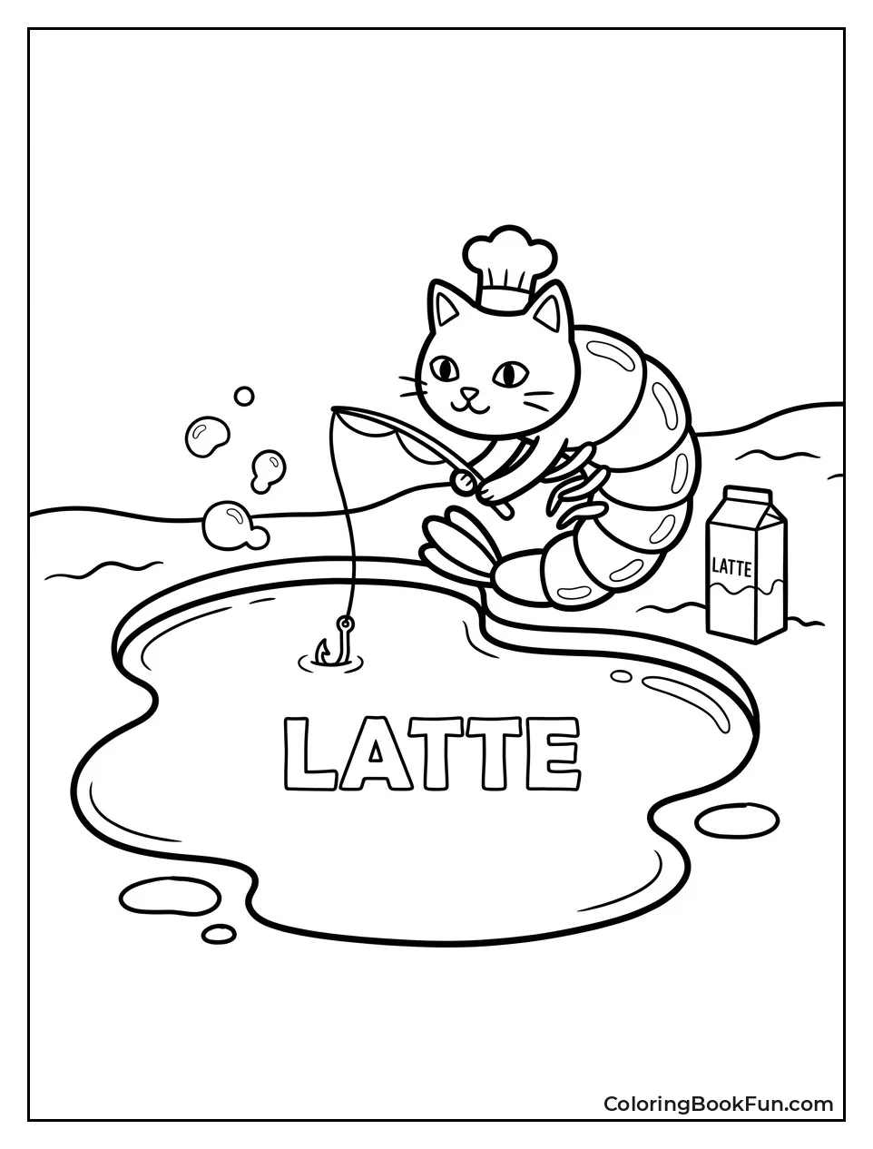 Shrimp Cat Fishes in Milk