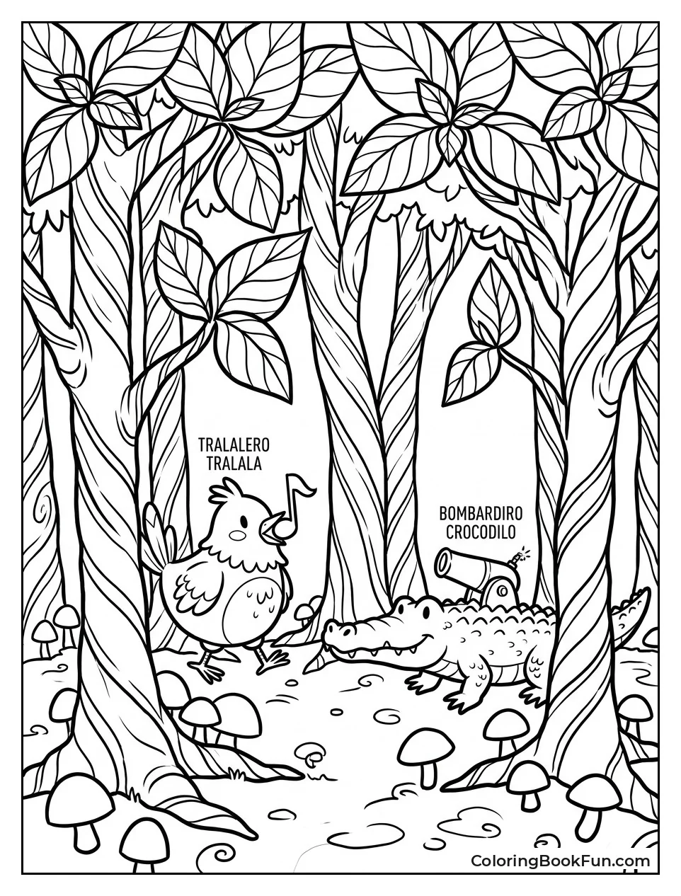 Trees Grow Tall Breadstick Trunks