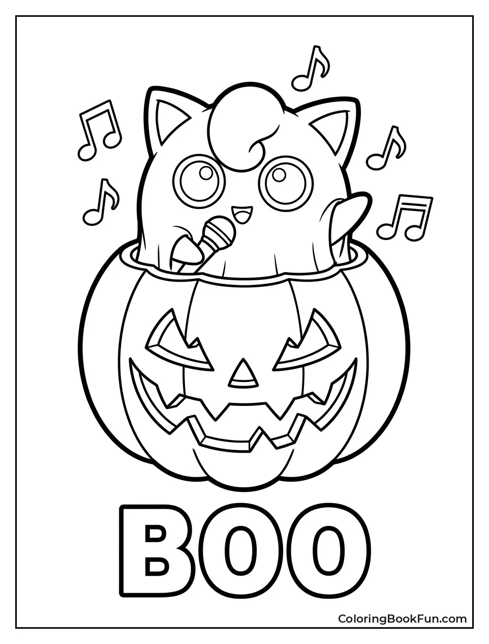 Jigglypuff Sings inside a Pumpkin Costume