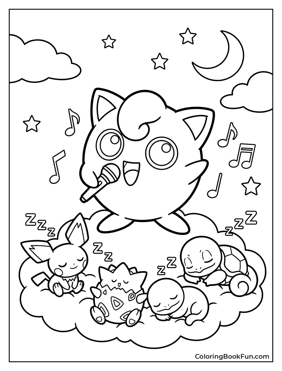 Jigglypuff Sings a Lullaby to Sleeping Babies