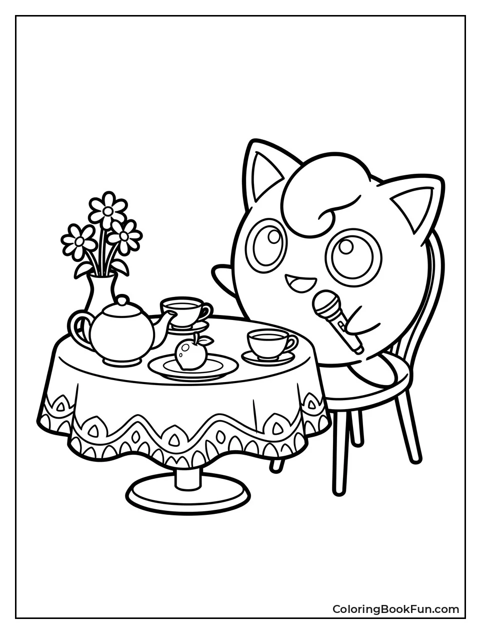 Jigglypuff Has a Garden Tea Party