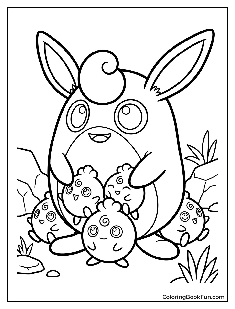 Wigglytuff Stands Tall over Igglybuffs