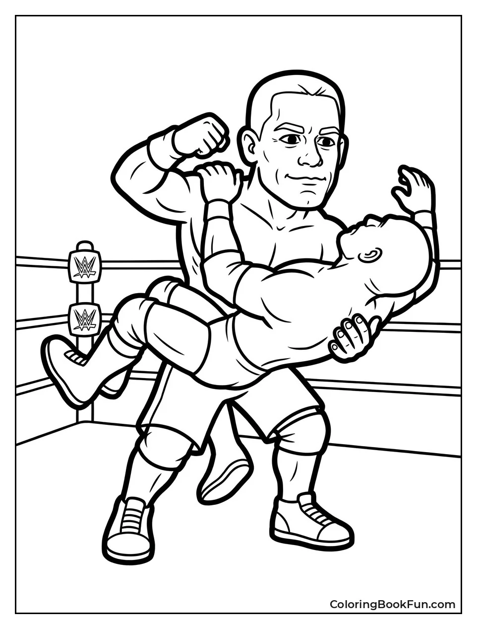John Cena Doing Attitude Adjustment Slam