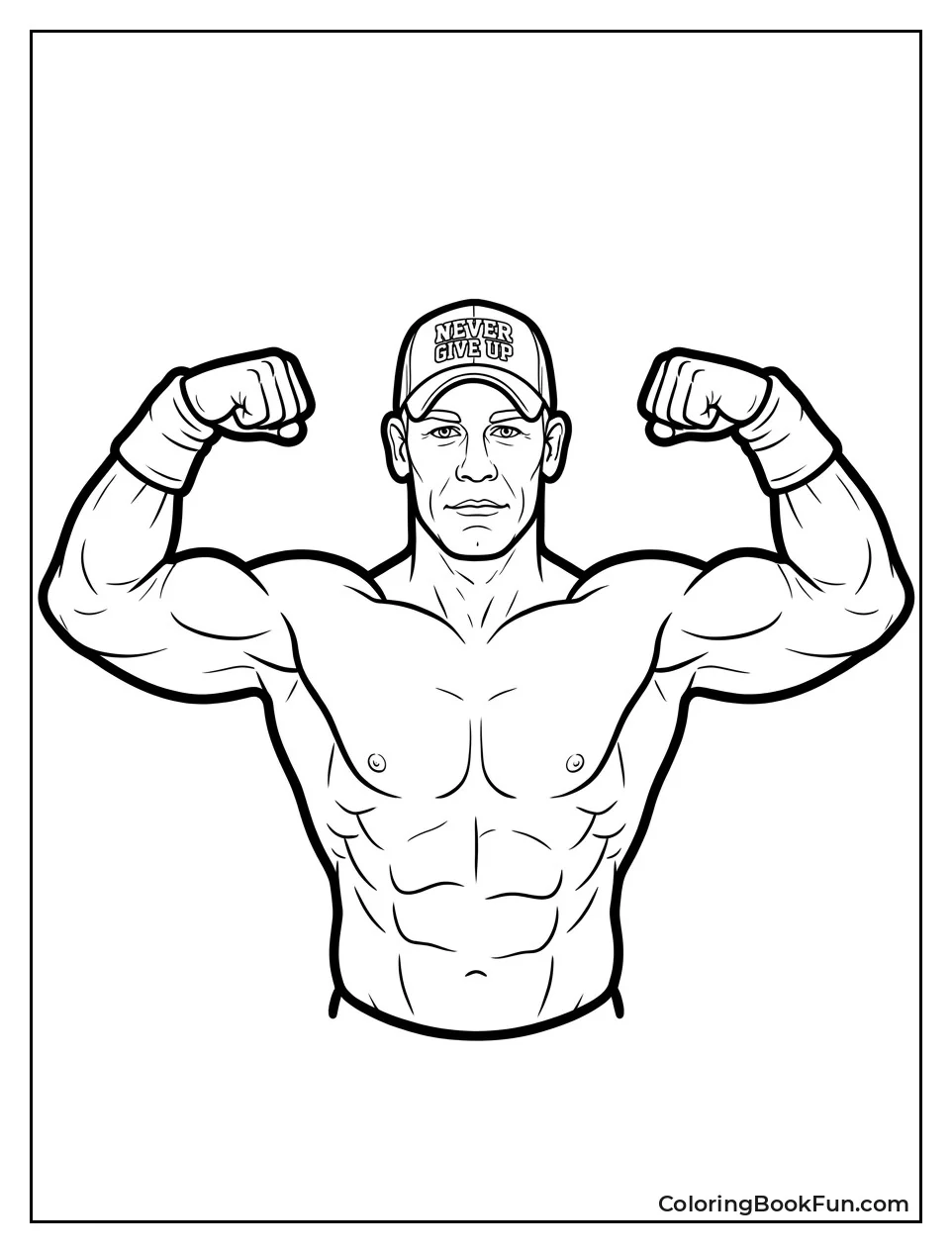 John Cena Flexing Big Muscles