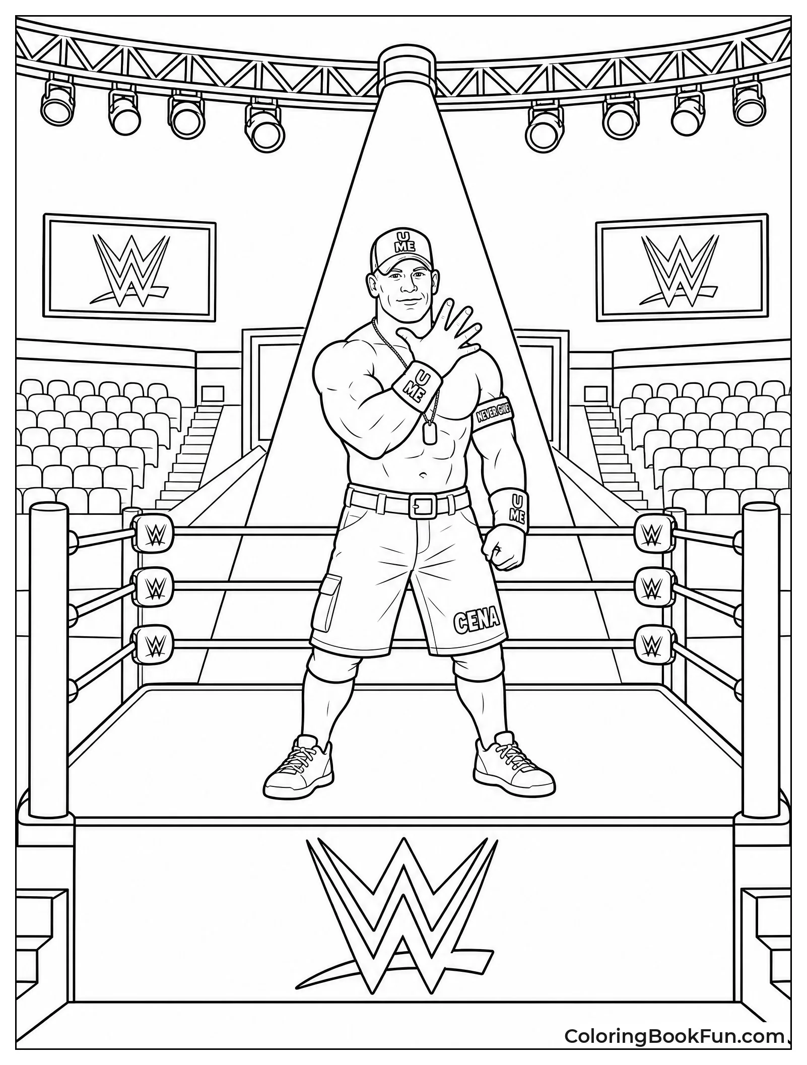 Spotlight Shining on John Cena