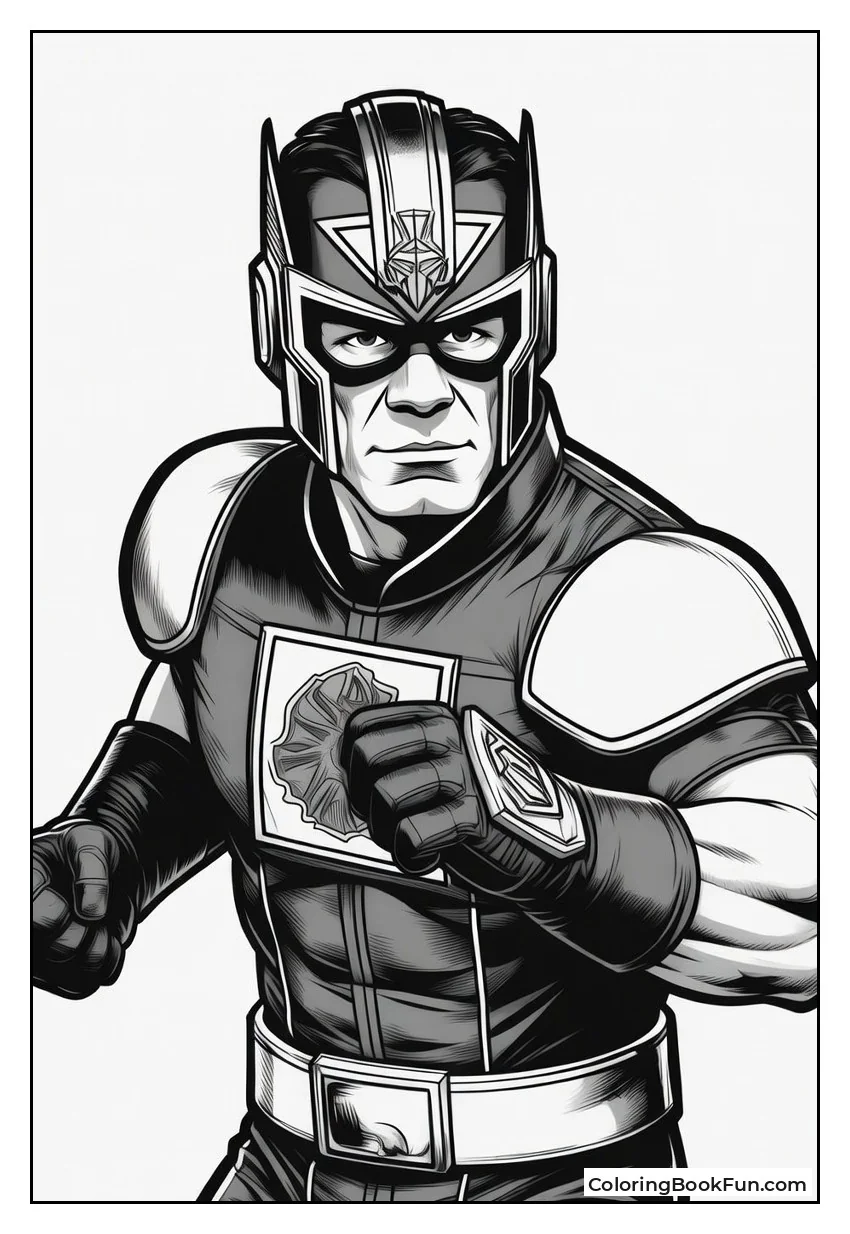 John Cena in Peacemaker Costume