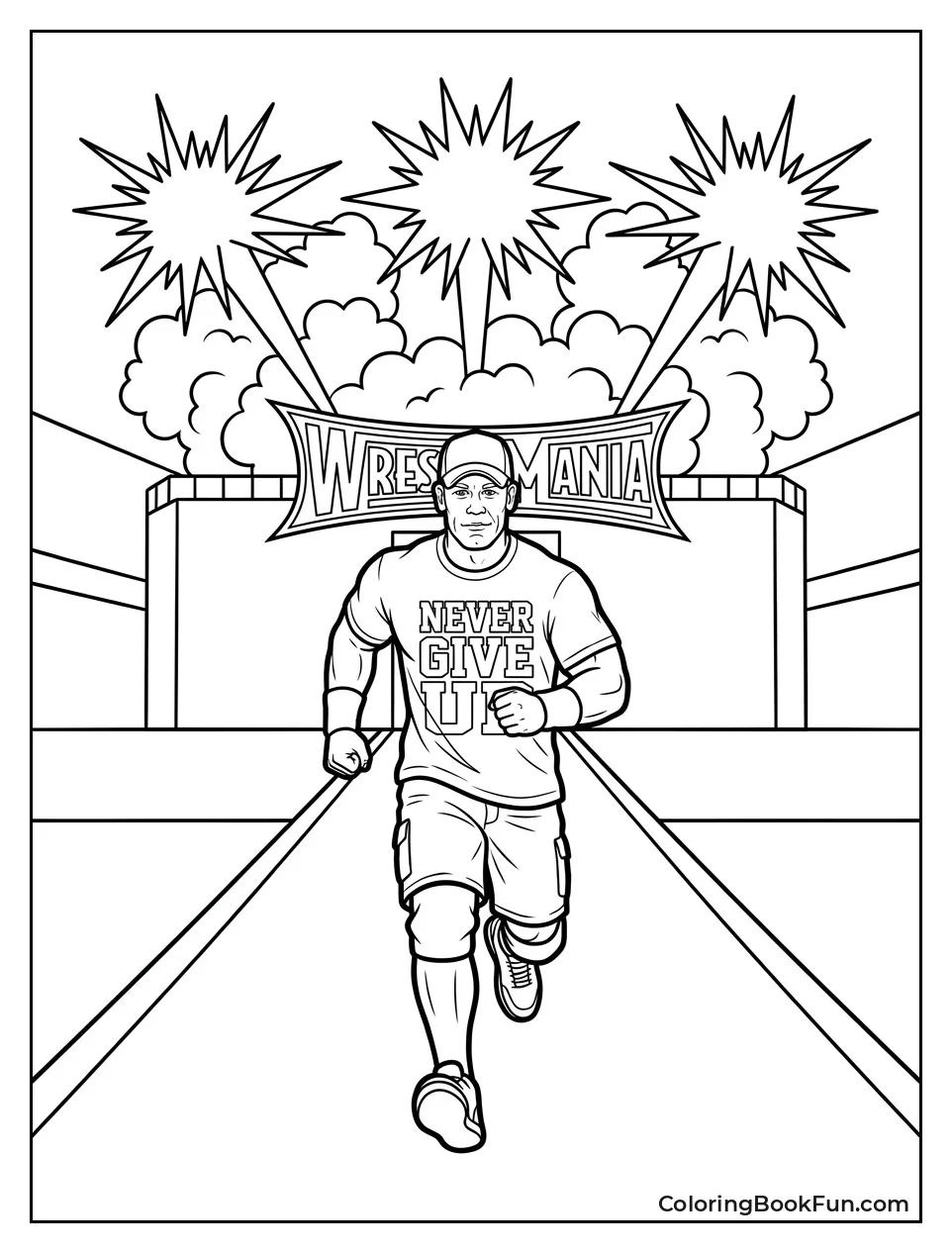 John Cena Running into Wrestlemania