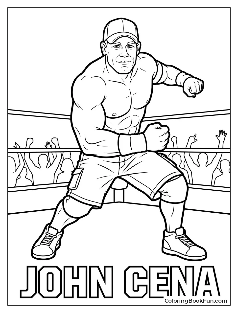 John Cena Standing in Big Arena