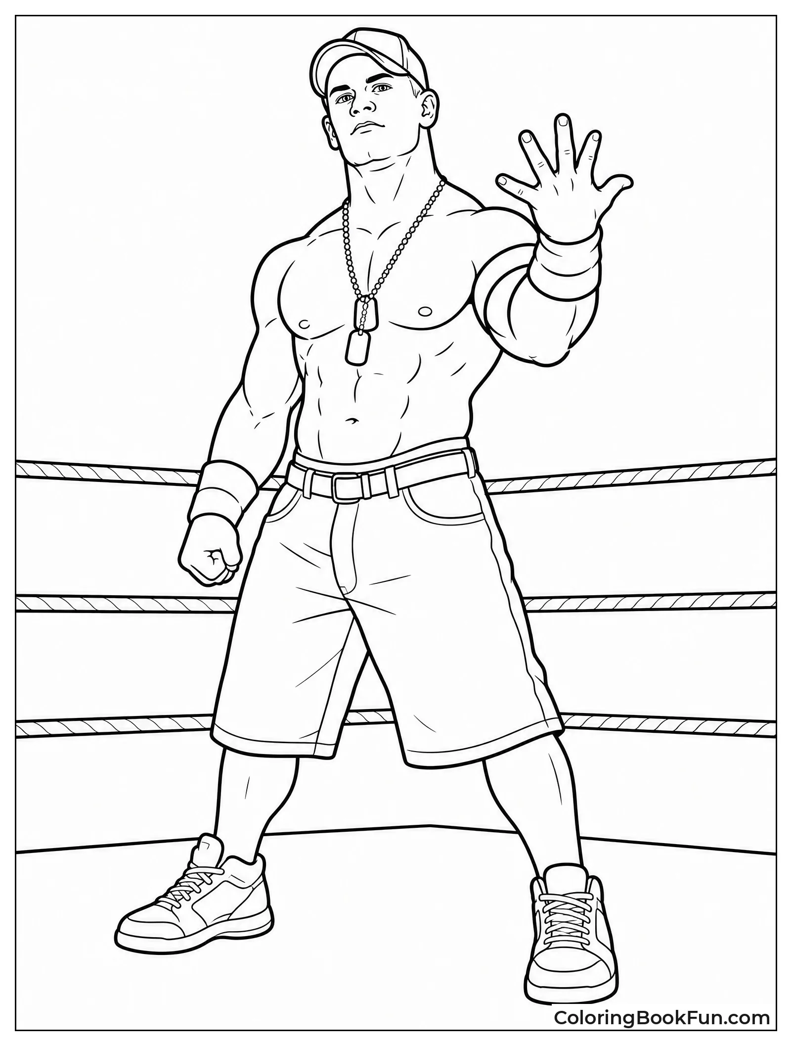 Younger John Cena in Early Pose