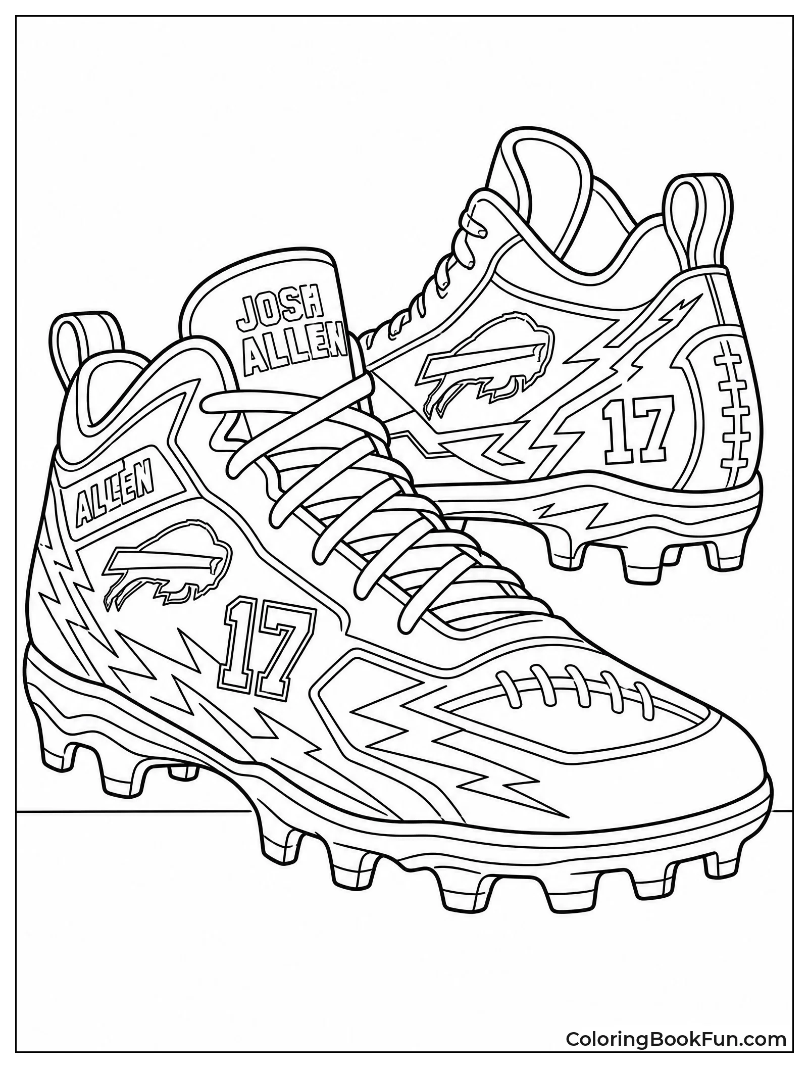 Detailed View of Game Cleats