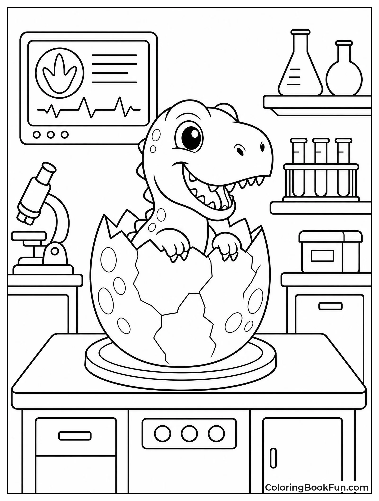 Baby T Rex Hatching