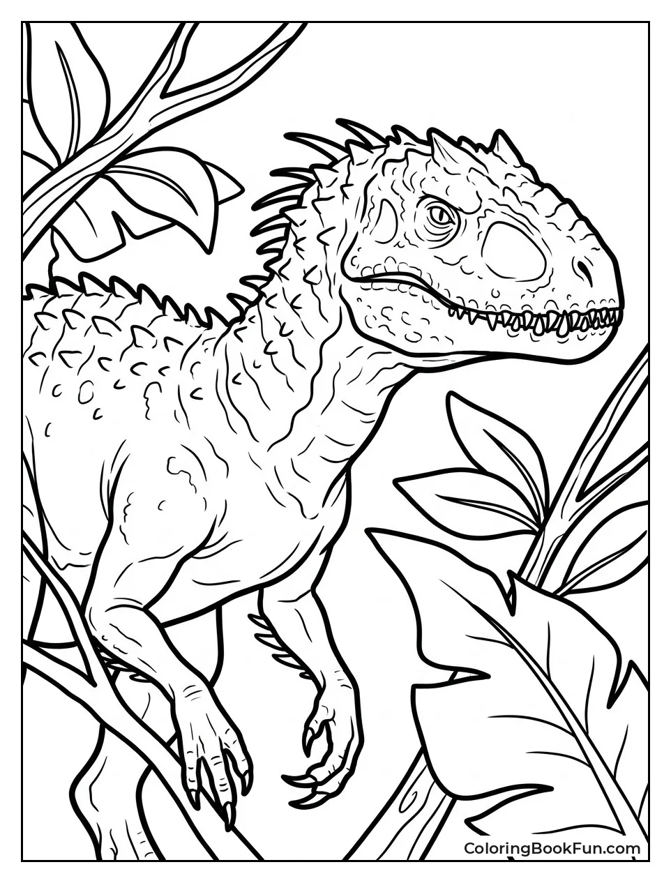 Indominus Rex Hiding in Jungle