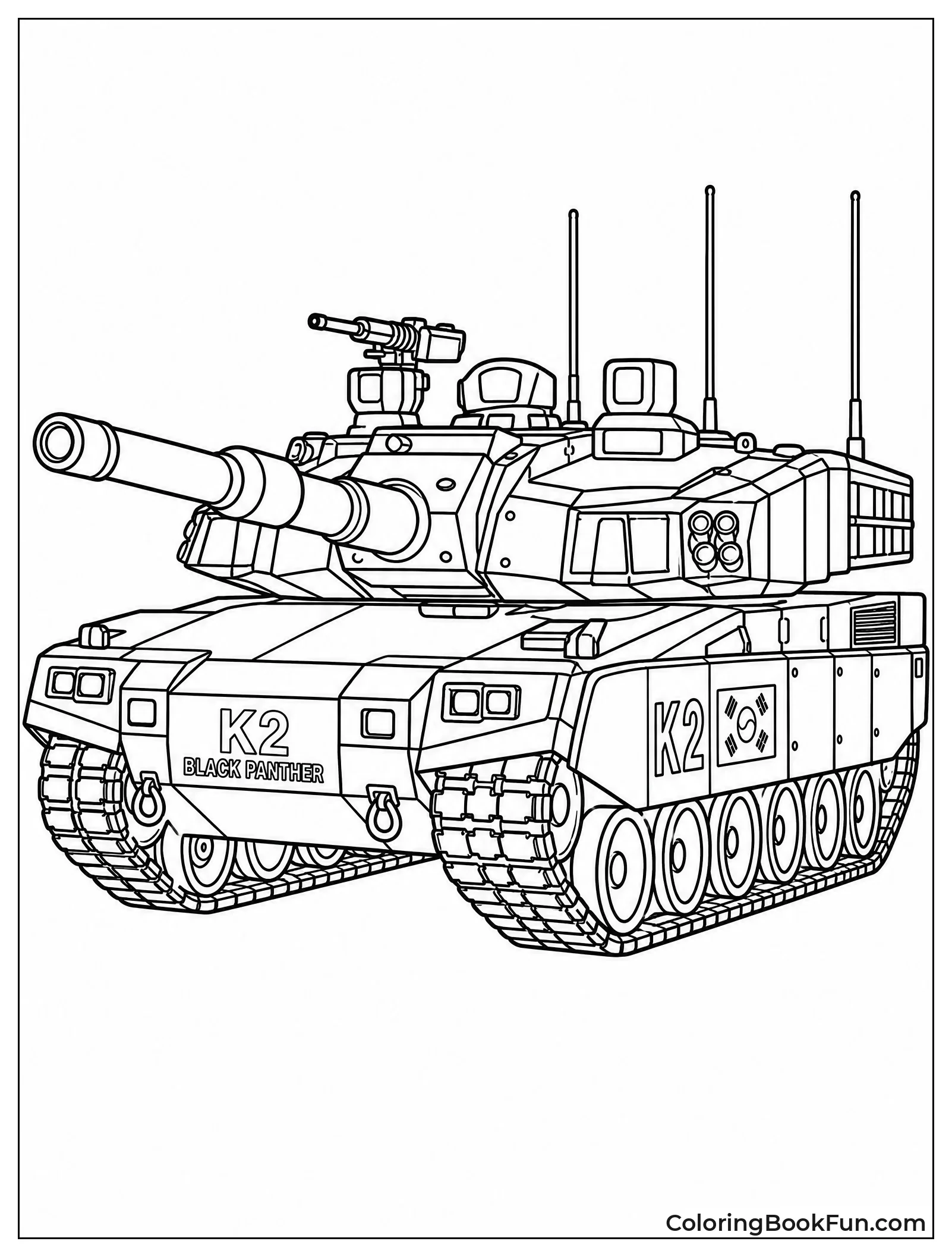 South Korean Tank on Field