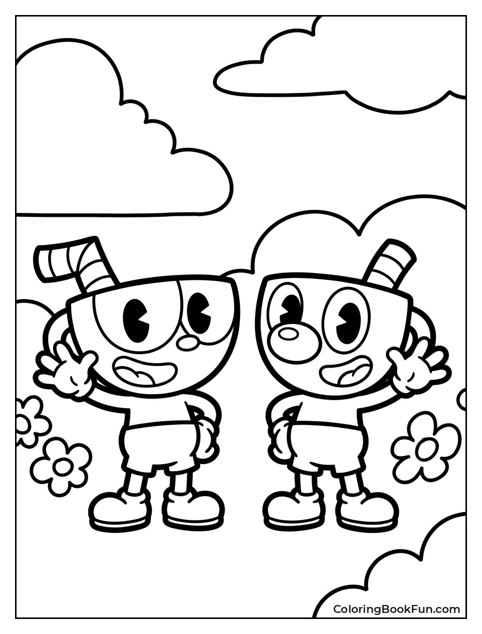 Chibi Cuphead And Mugman