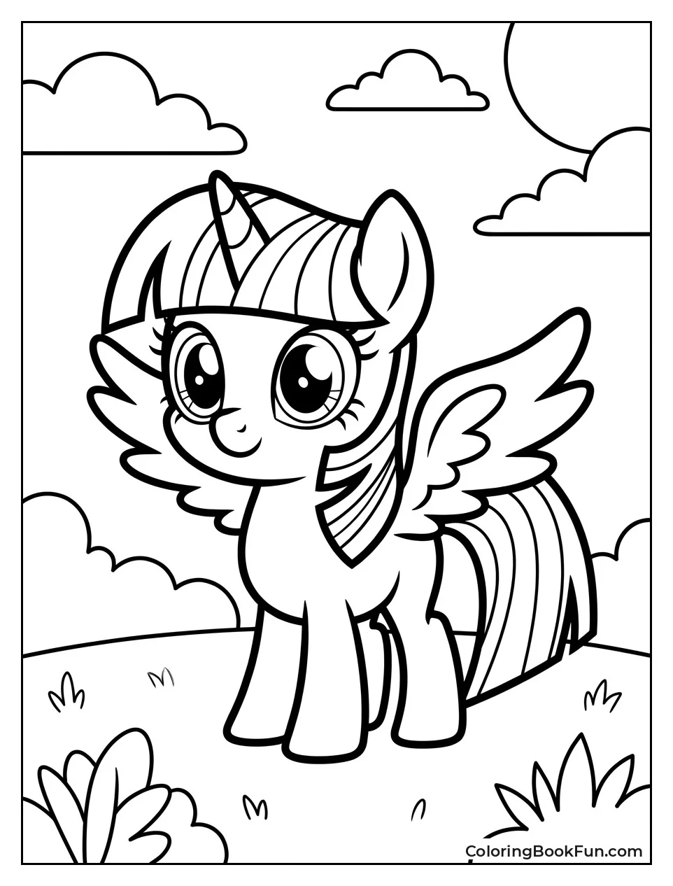 Cute Chibi Twilight with Big Eyes