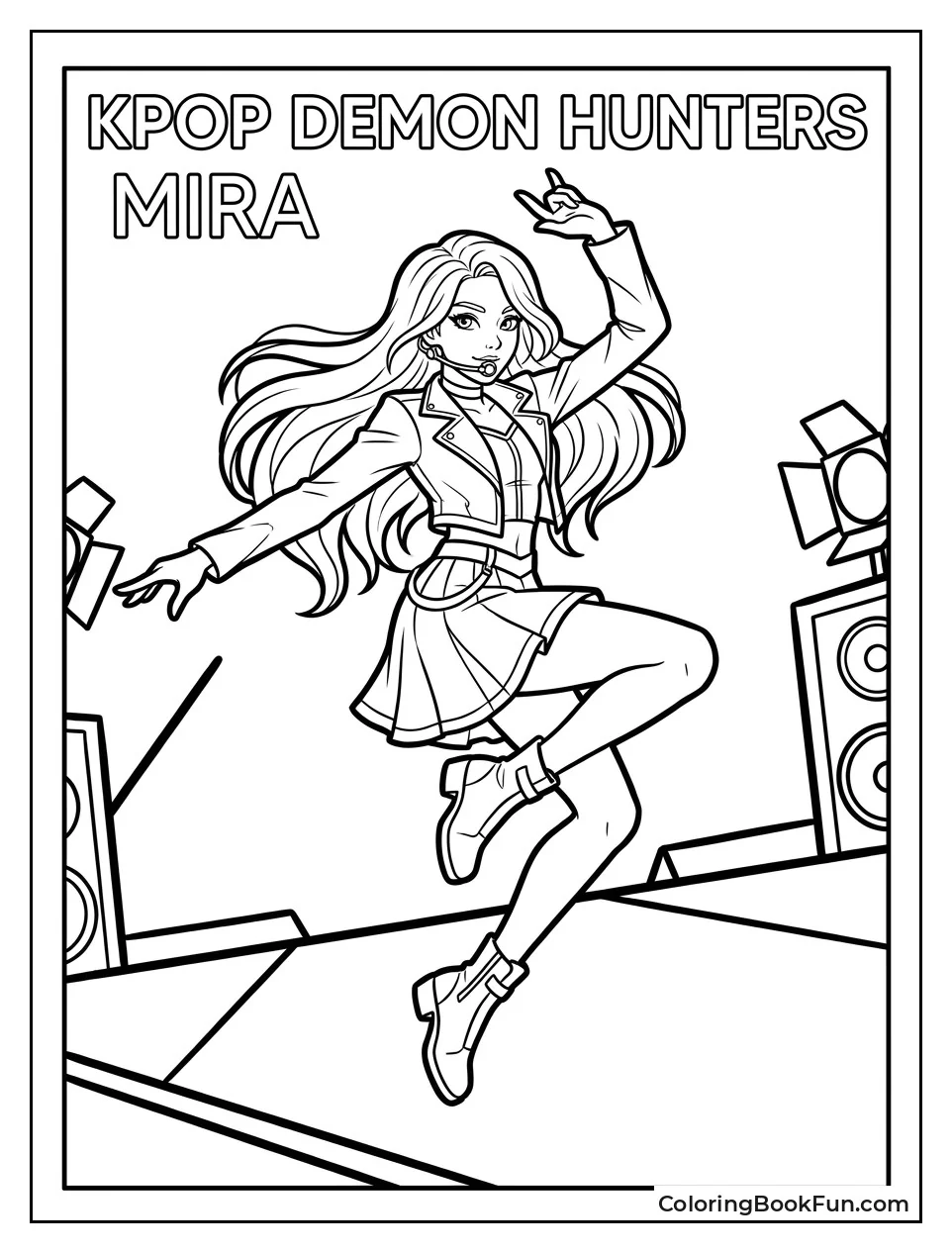 Mira Striking a Dynamic Dance Pose
