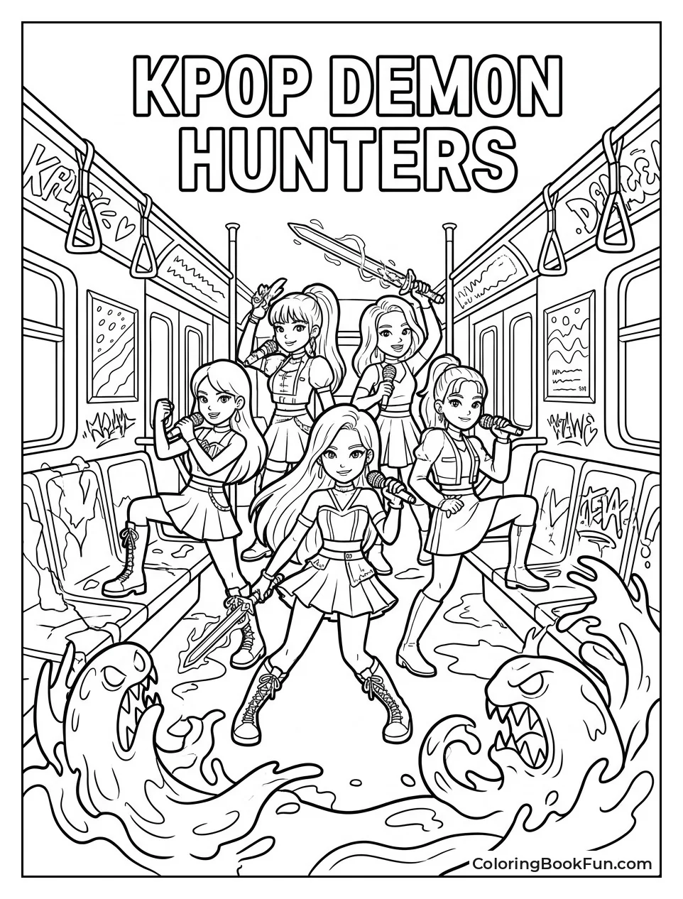 Fighting Water Demons Inside the Subway