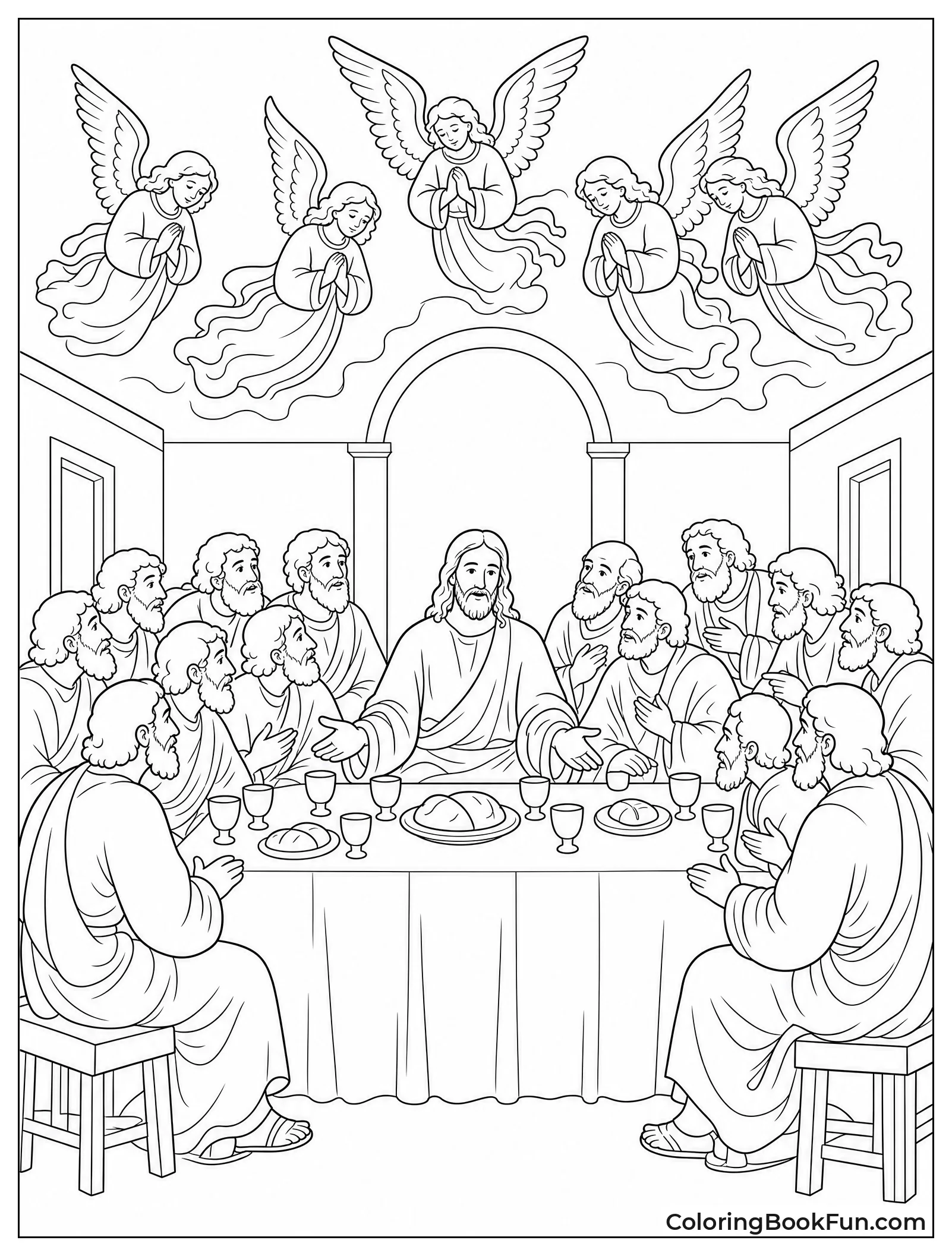 Angels Watch Over the Room