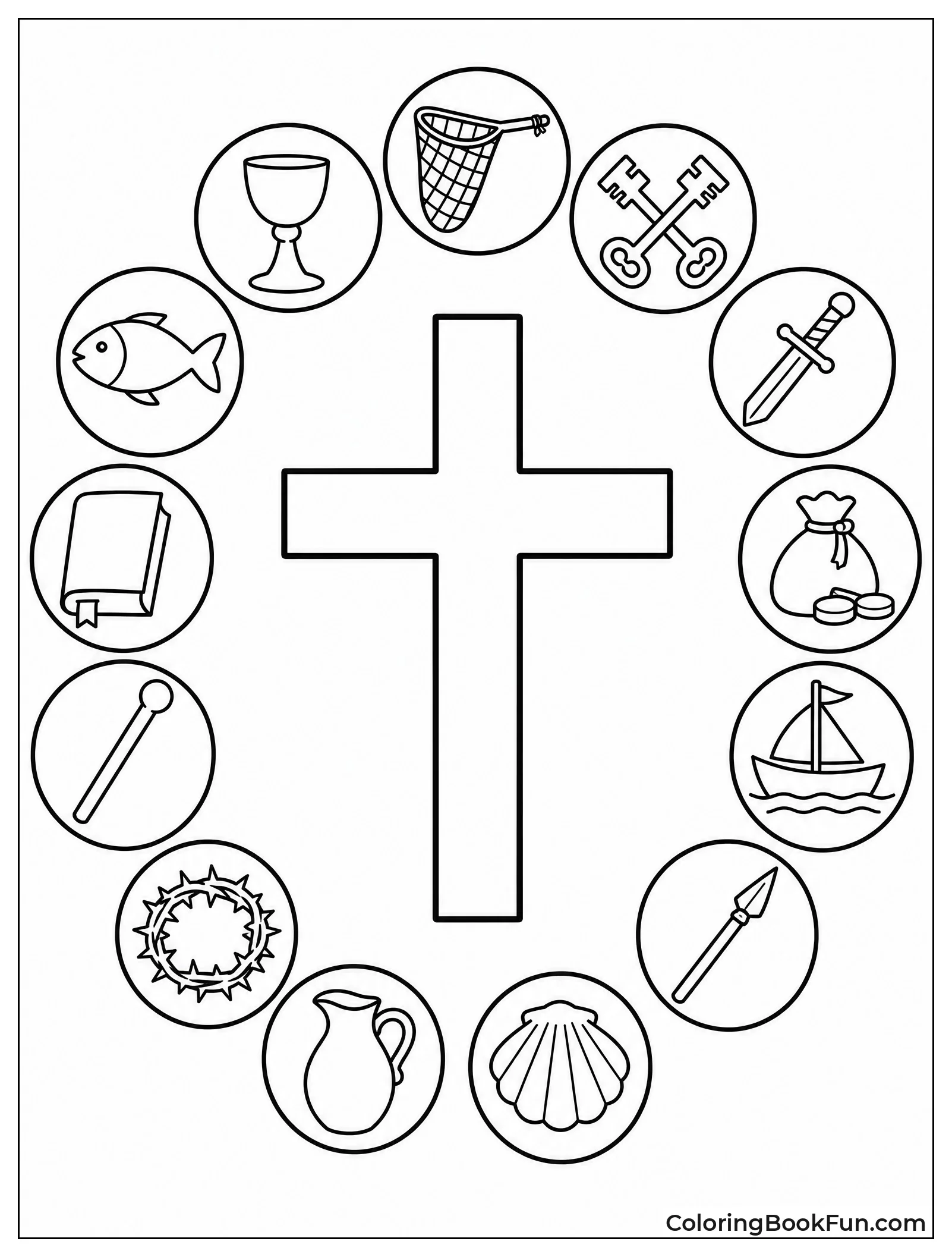 Symbols for Each Apostle
