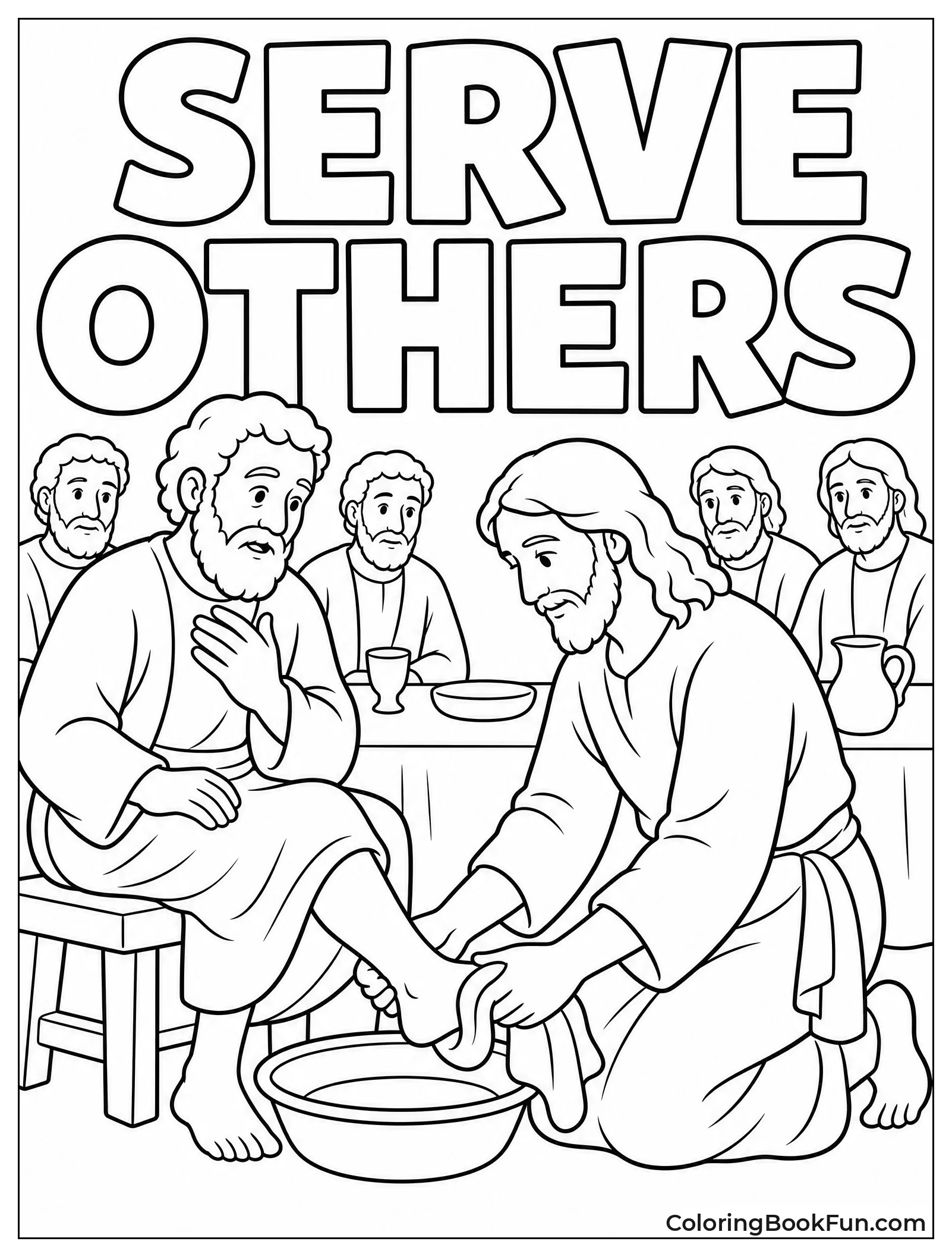 Jesus Washes Peters Feet