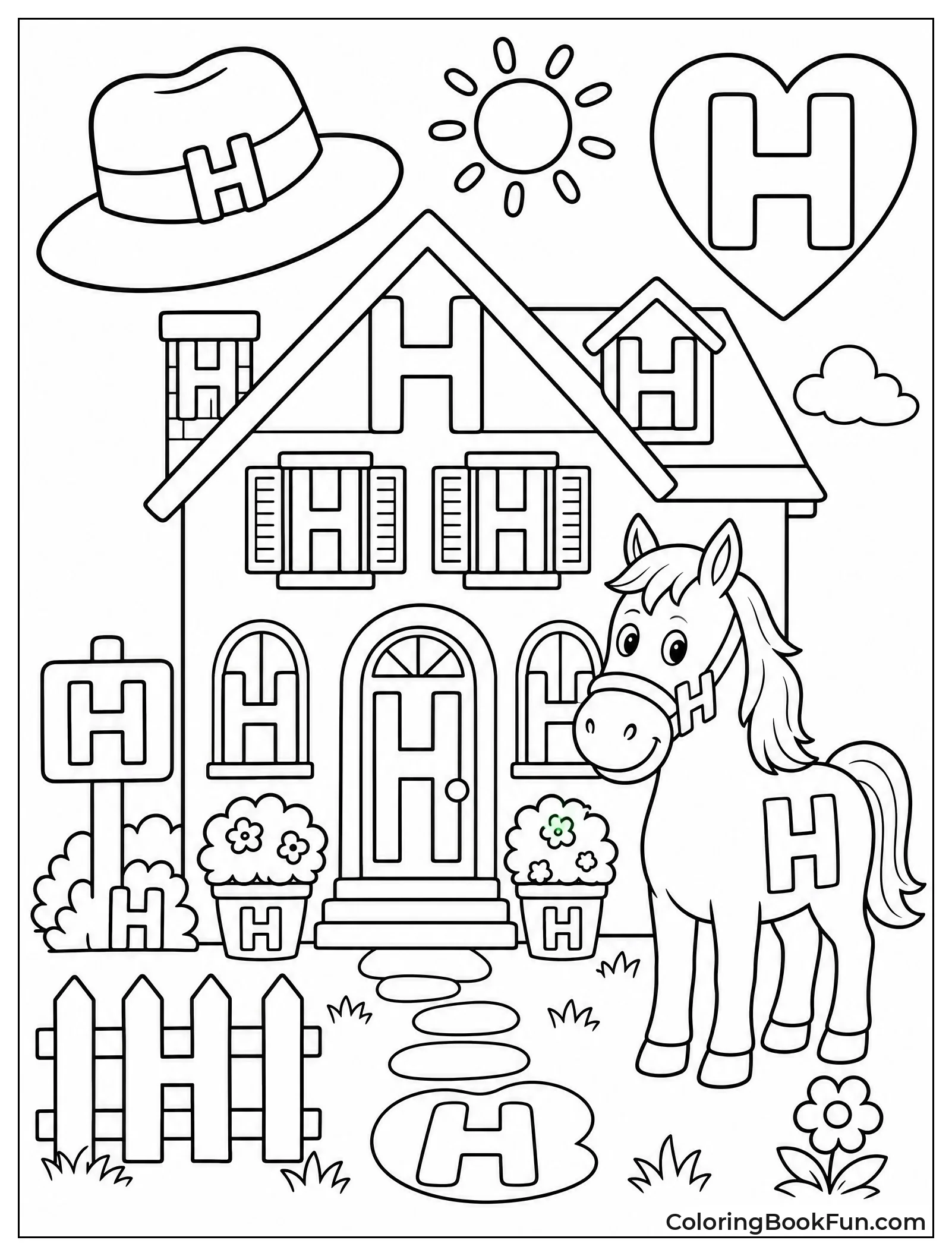 Search for Hidden H Shapes