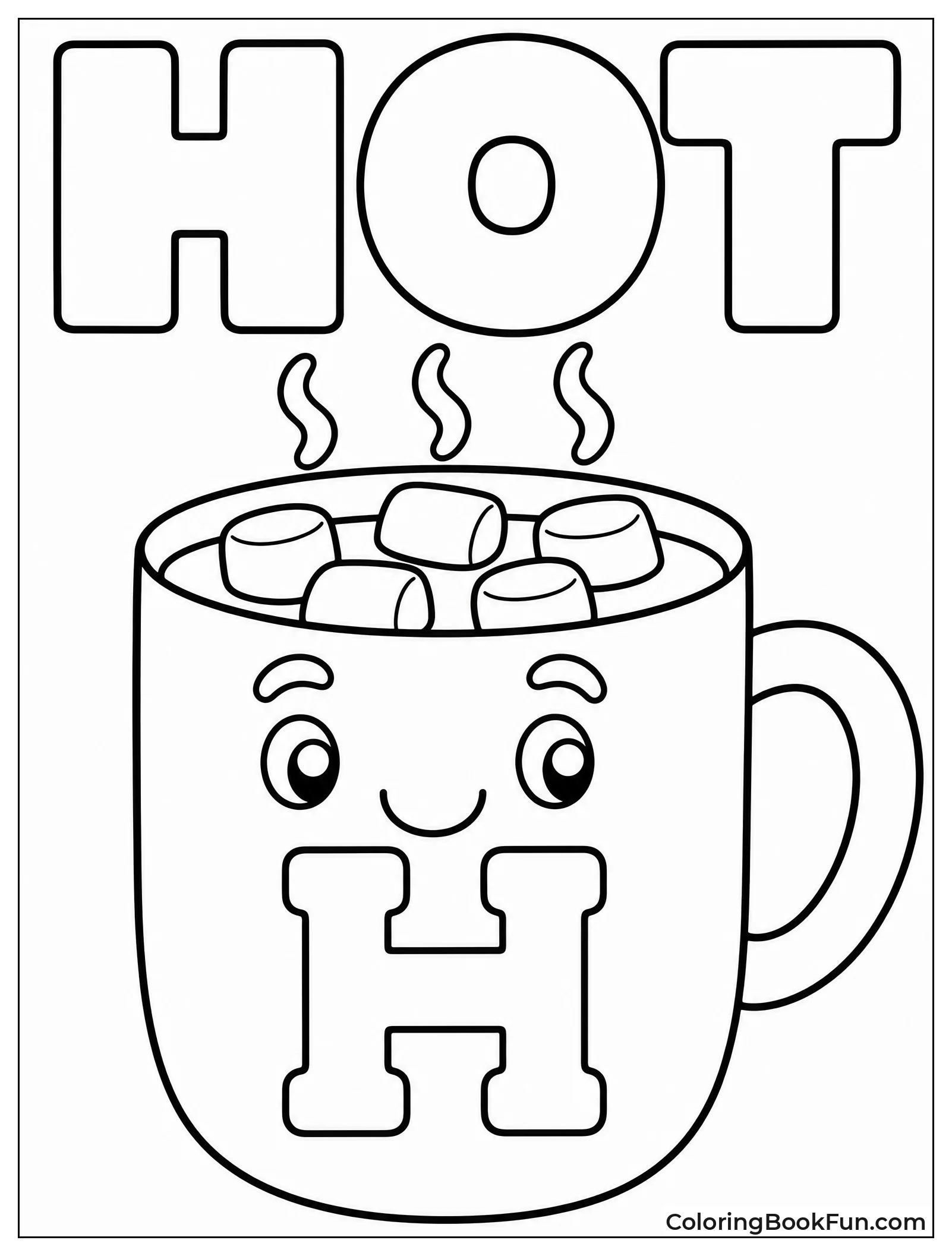 Hot Cocoa Mug with H